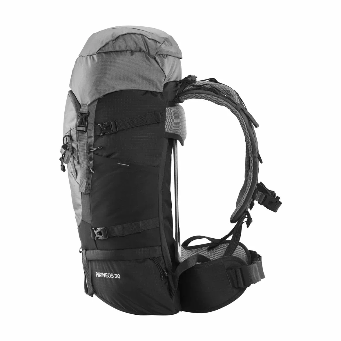 Mochila de travesia con espalda ventilada de 30 l. C: GRIS T: U