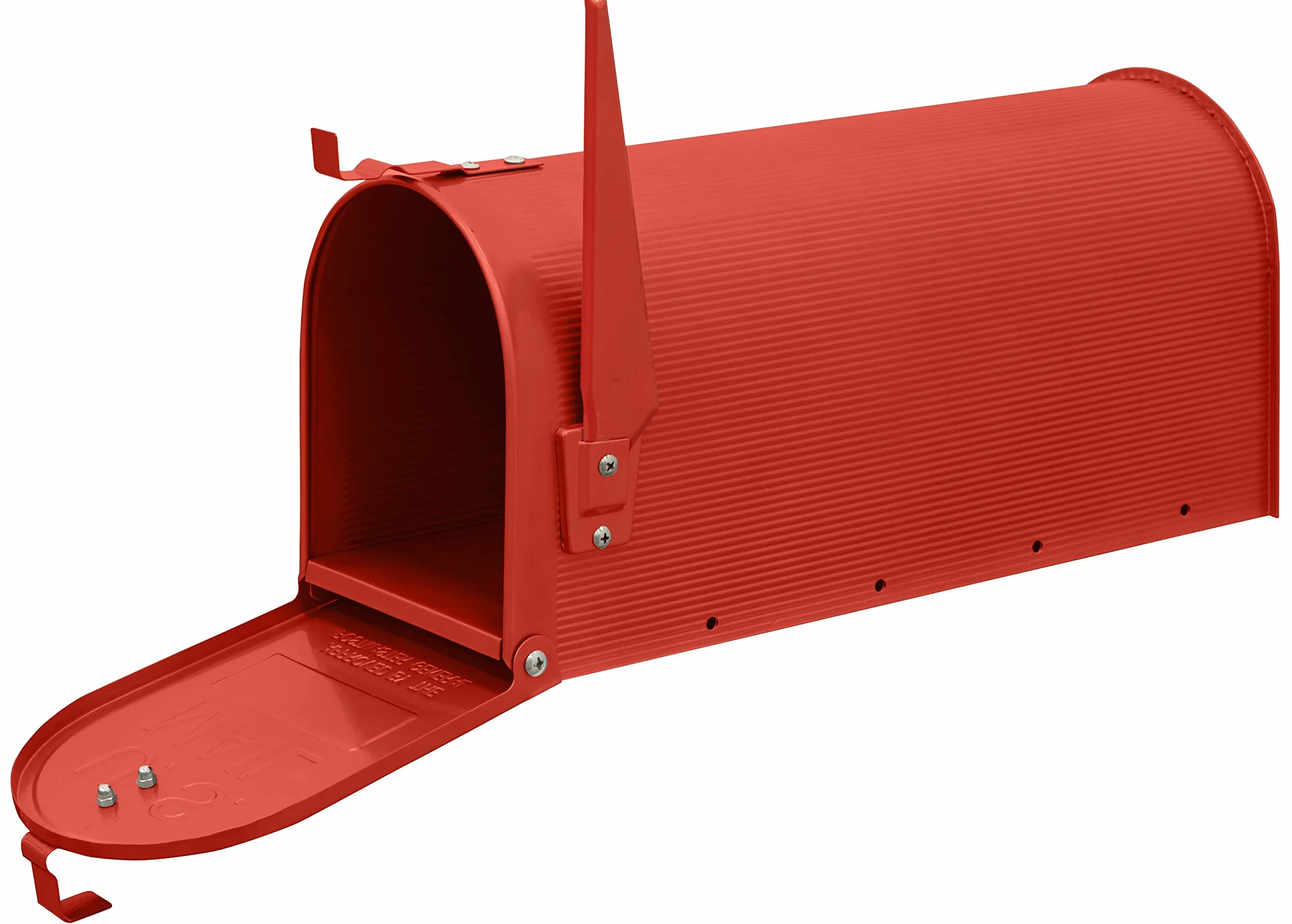 ARREGUI Mail D-USA/R Indywidualna skrzynka na listy ze stali w stylu amerykańskim, czerwona, rozmiar L (C4 czcionki i koperty) -22 x 48 x 17 cm
