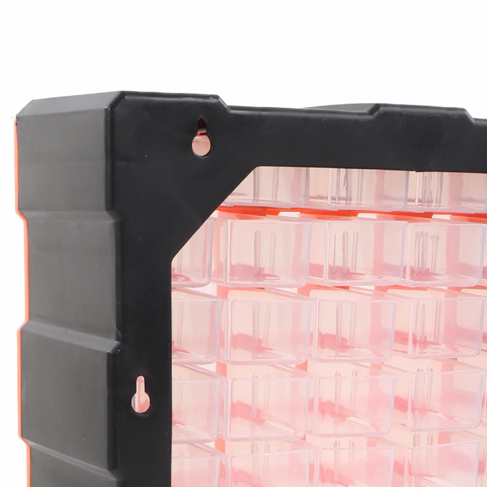 Cocoarm 39 Szufladowy Organizer Plastikowa Szafka do Przechowywania Sprzętu 385 X 465 X 160 Mm, Szuflada do Montażu na ścianie Organizator Przechowywania Sprzętu z Przezroczystymi Szufladami Warsztatu