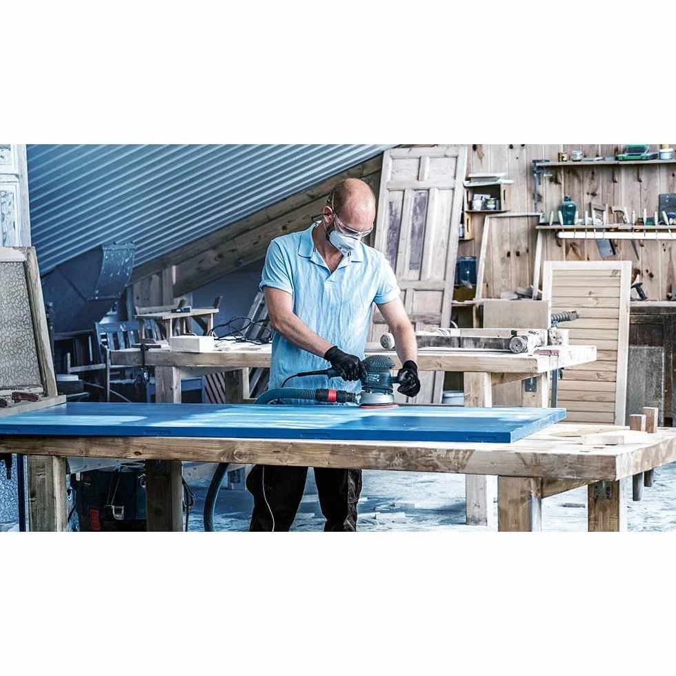 Bosch 50x Papiery ścierne EXPERT C470 z wieloma otworami (do Farba na drewnie, Twarde drewno, Ø 150 mm, Ziarnistość 60, Professional Akcesoria Szlifierka mimośrodowa, Szlifierka oscylacyjna)