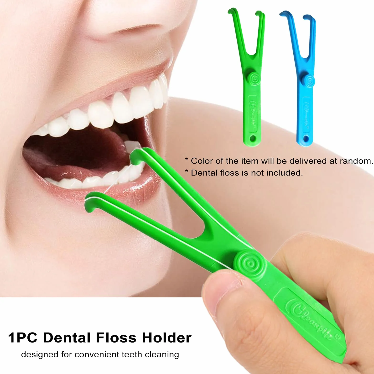 1 PC Uchwyt Dental Floss Pomo Higieny Jamy Ustnej Wykałaczki Uchwyt do Pielęgnacji Zębów Inteental Teeth Cleaning Tools-AZEM