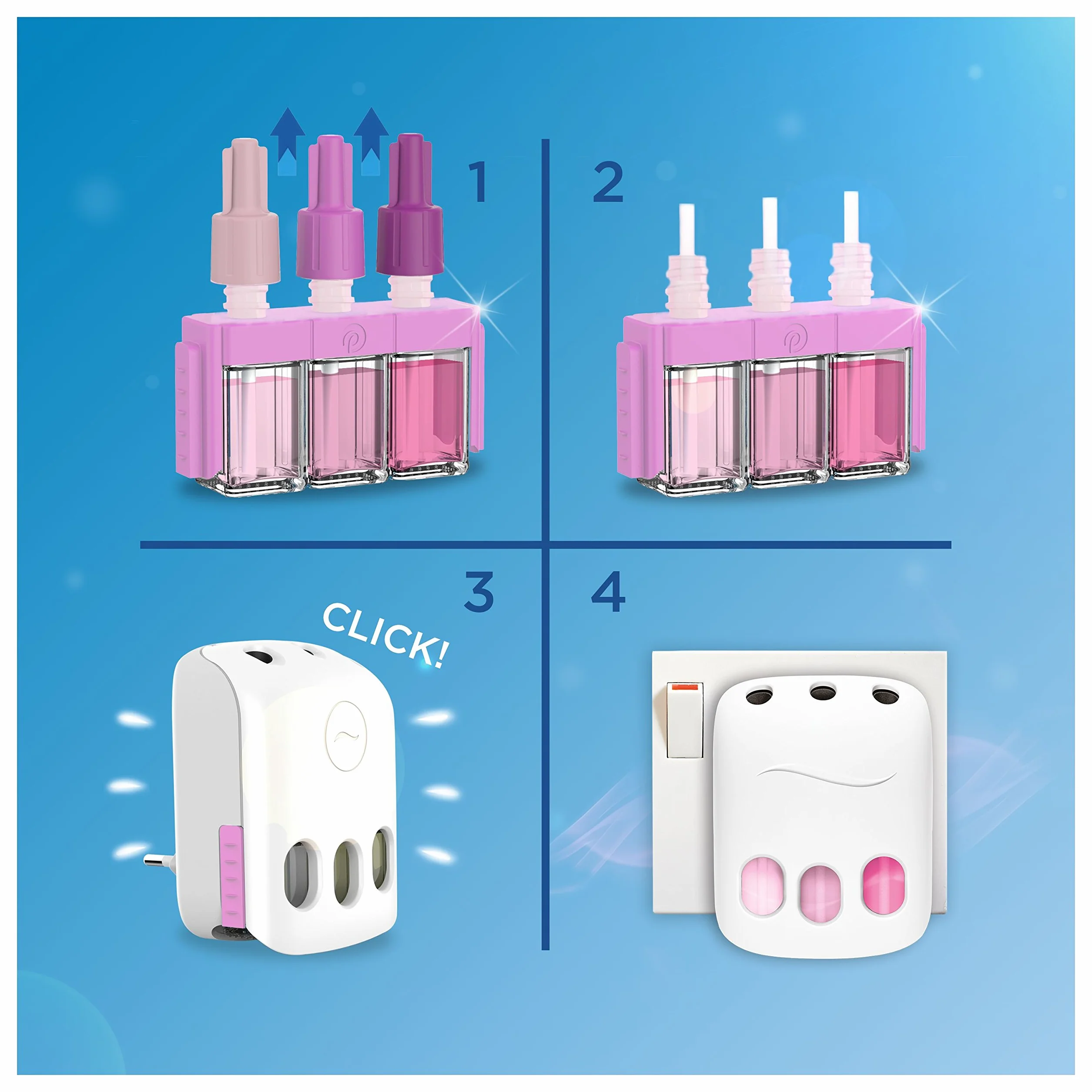 febreze FLACON DE RECHARGE 3VOLUTION, LENOR APRILFRISCH