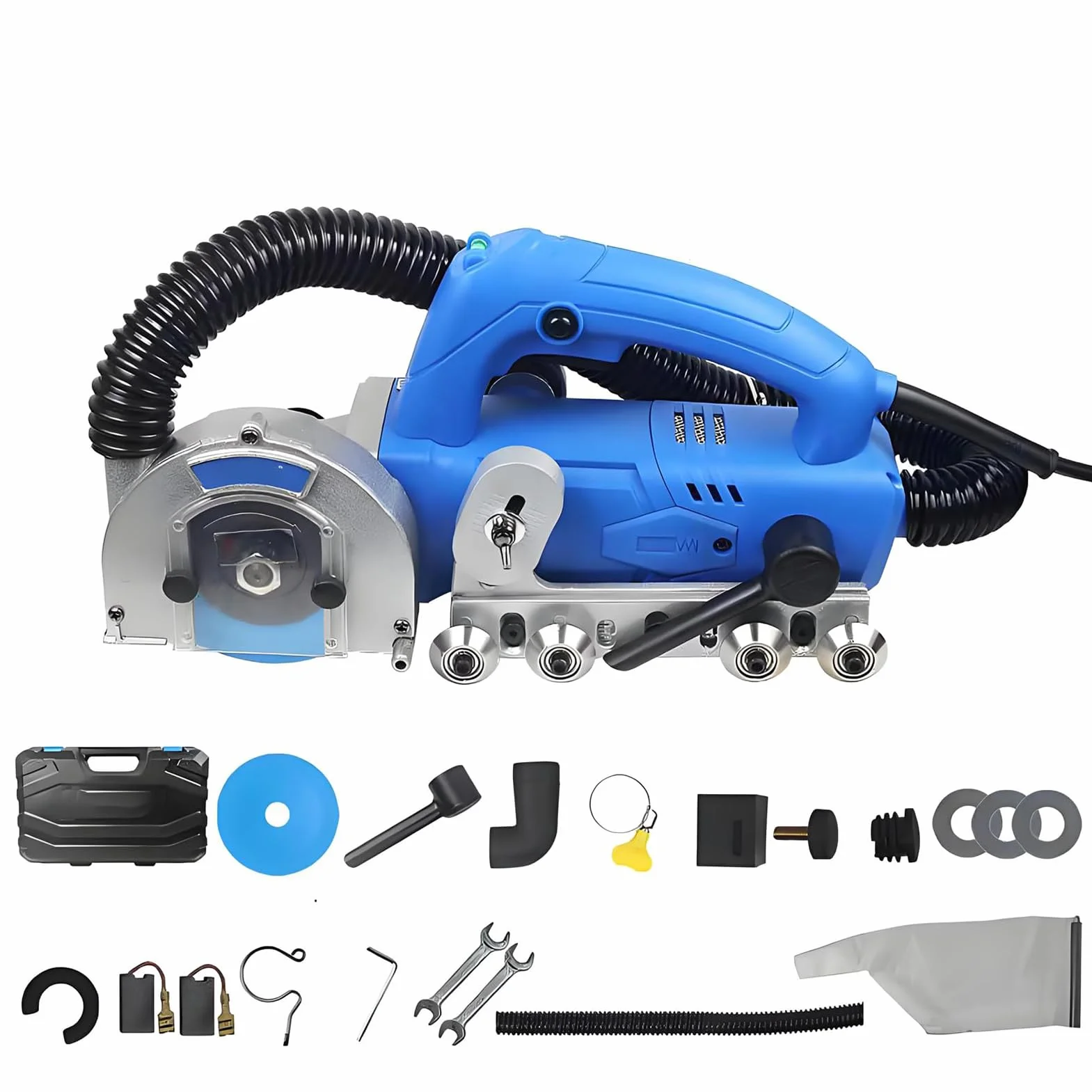 Usuwacz Fugi do Płytek Ceramicznych 9000rpm/1200W,Elektryczne Czyszczenie,packageA | Samoczyszczący odkurzacz do pyłu, usuwania starej fugi i cementu, do konserwacji i renowacji płytek, 220V