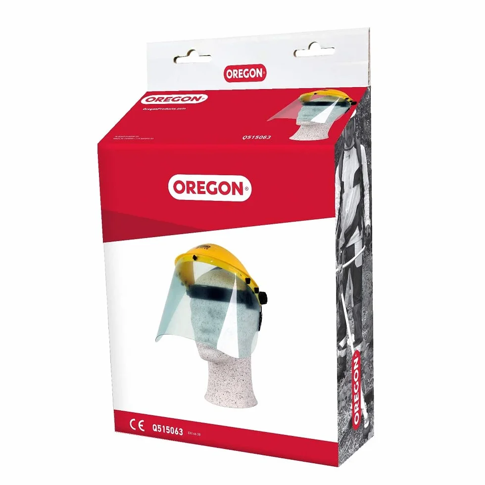 Oregon Q515063 Browguard i połączenie wizjera z poliwęglanu, regulowana osłona twarzy, żółta
