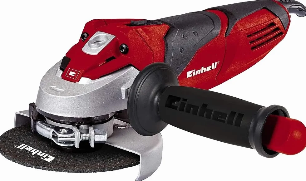Einhell 4430885 Szlifierka Kątowa, 750 W, 230 V, Czarny/Czerwony, ‎40 x 13.5 x 23.3 cm; 1.88 kg
