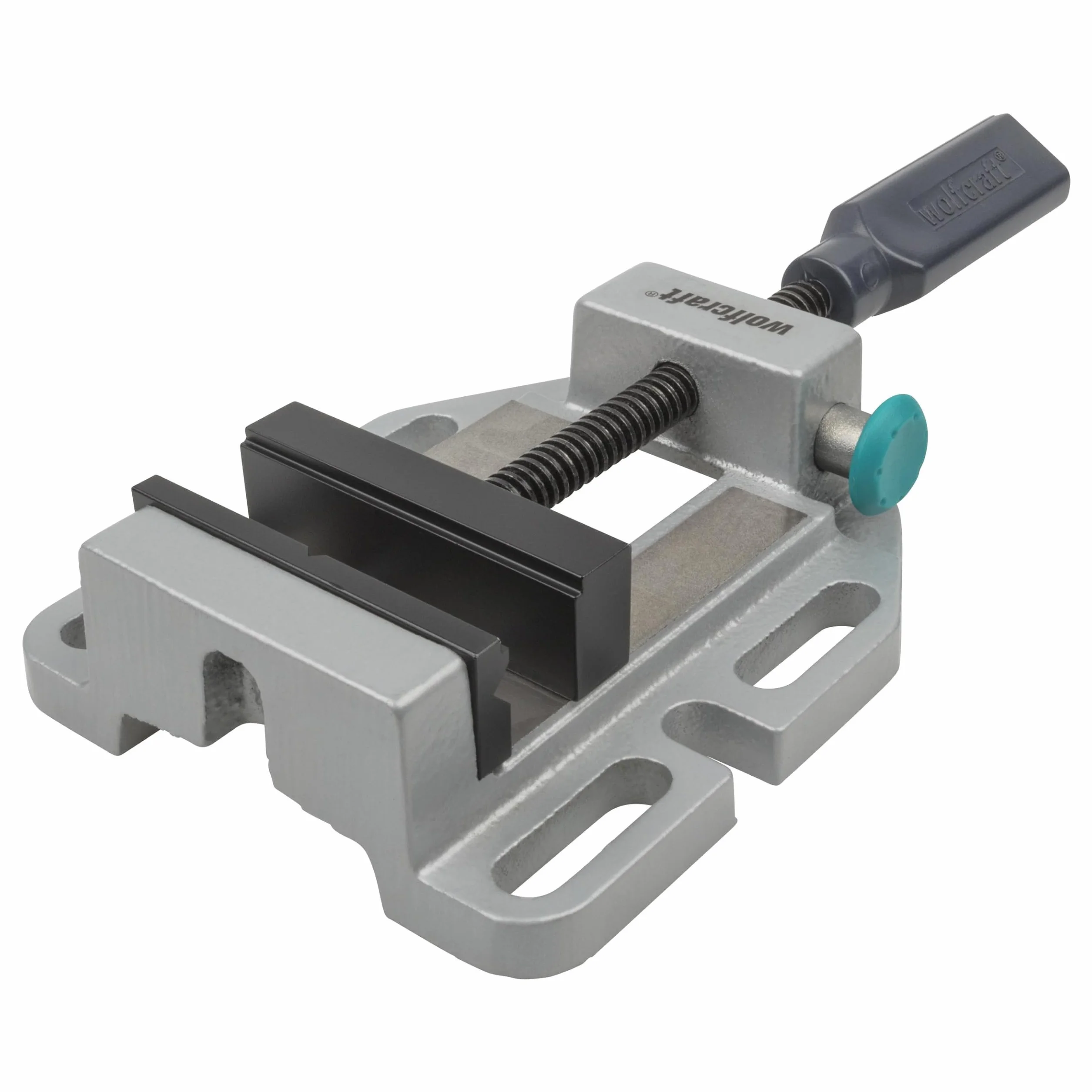 wolfcraft Imadło maszynowe I 3423000 I Z systemem szybkiego zacisku - Szerokość szczęki: 80 mm - Zakres zacisku: 80 mm