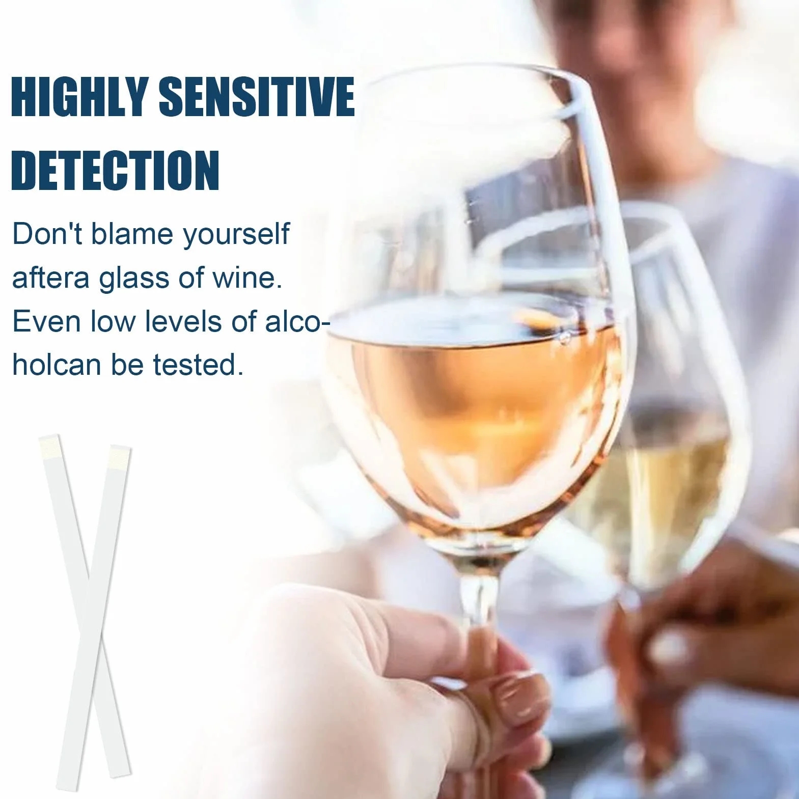 25 Sztuk Pasków Testowych na Alkohol w Mleku Matki, Szybkie DokłAdne Wykrywanie Testy Przesiewowe Mleka Matki Test Zanurzeniowy w Alkoholu, Zakres Testu, Szybkie DokłAdne Wykrywanie. Wykrywanie