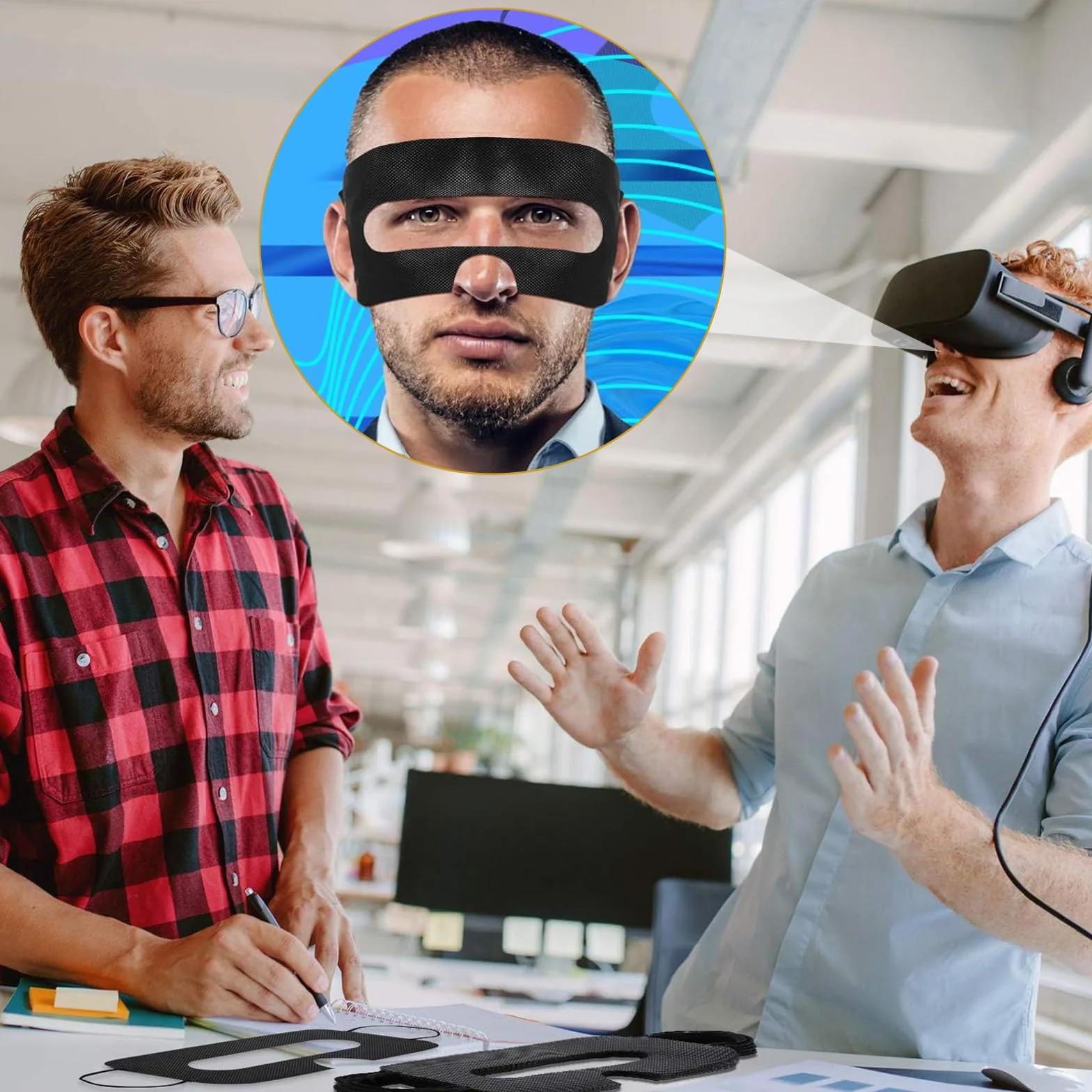 Jednorazowe maski na twarz do HTC Vive Pro i urządzeń VR