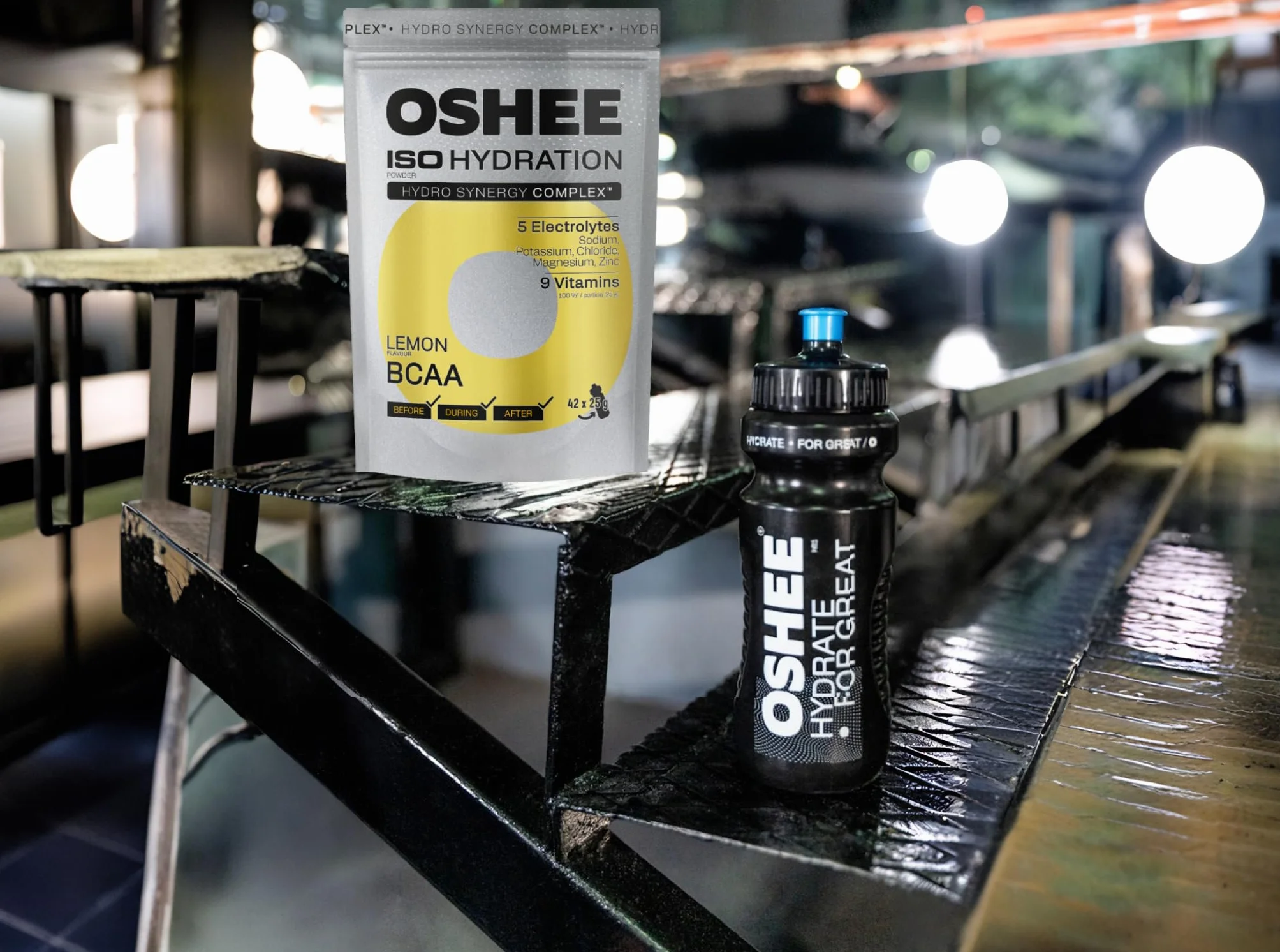 OSHEE ISO Hydration izotonik w proszku Lemon BCAA 1050 g