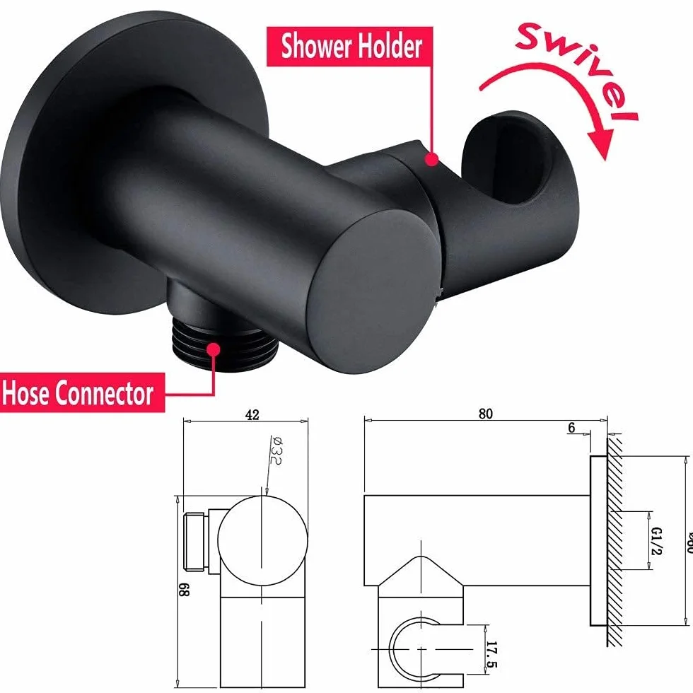 Kran wodny, system zestawów wanien prysznicowych, bateria łazienkowa, głowica prysznicowa uchwyt sufitowy ramię rozdzielacz mikser ręczny natrysk, A, 25 cm, 40 cm, 40 cm