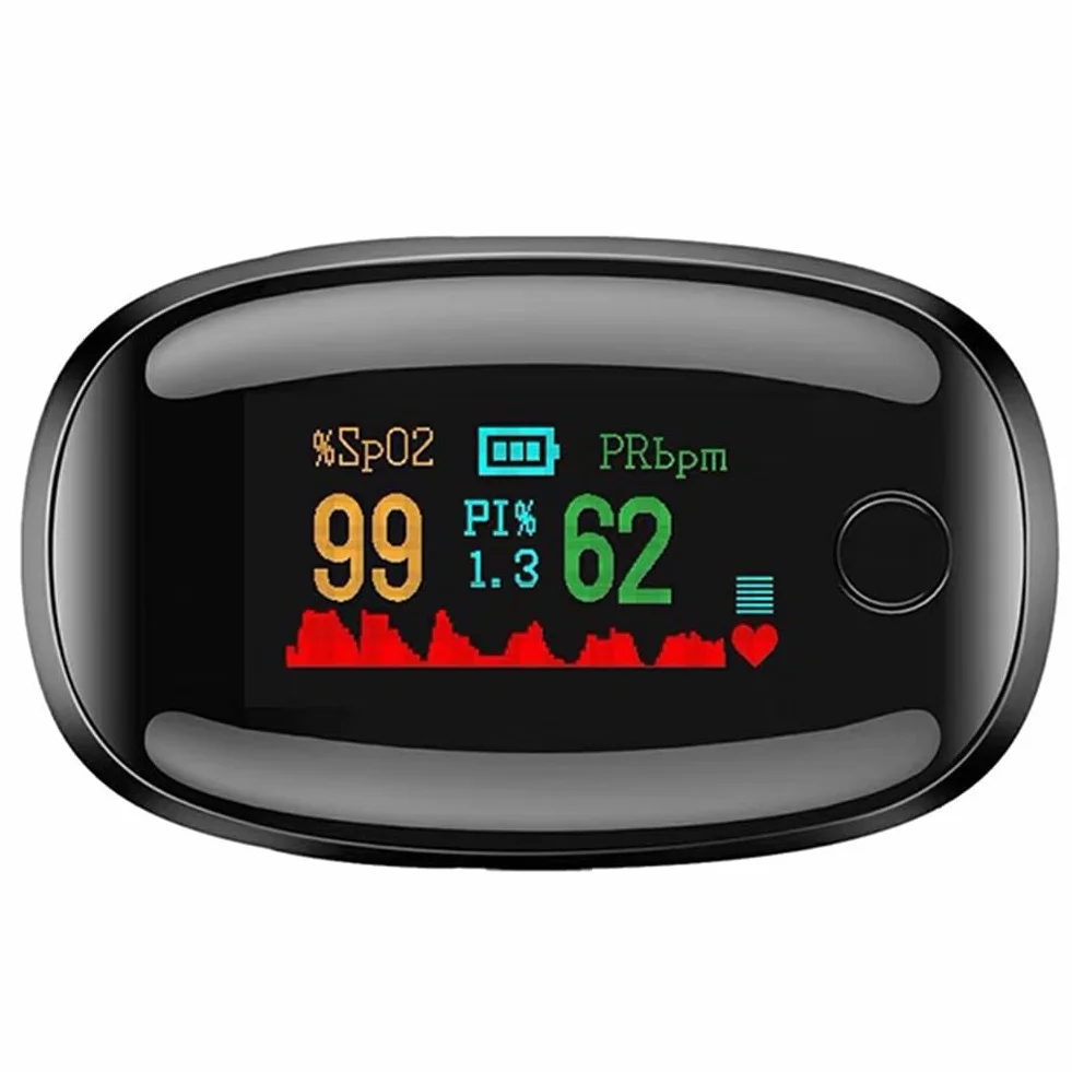 Mini klips na palec monitor impulsu nasycenie tlenem wielokrotnego użytku dla entuzjastów wspinaczki