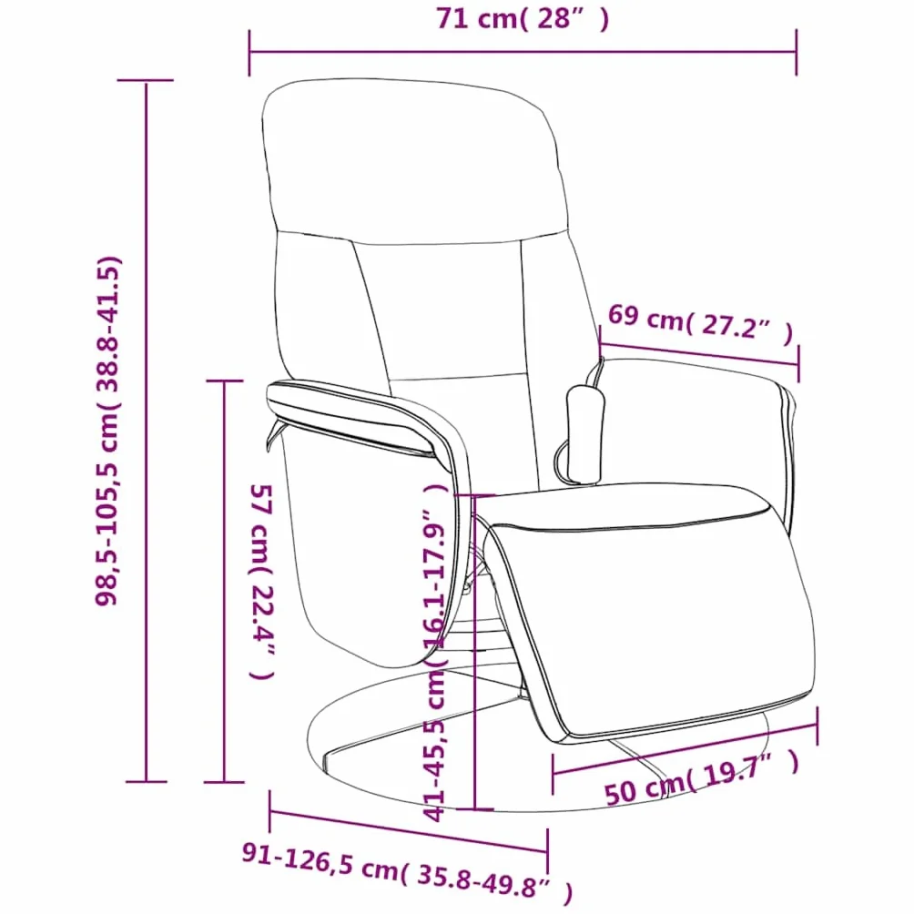 vidaXL RozkÅ‚adany fotel masujÄ…cy z podnóżkiem, żóÅ‚ty, aksamit