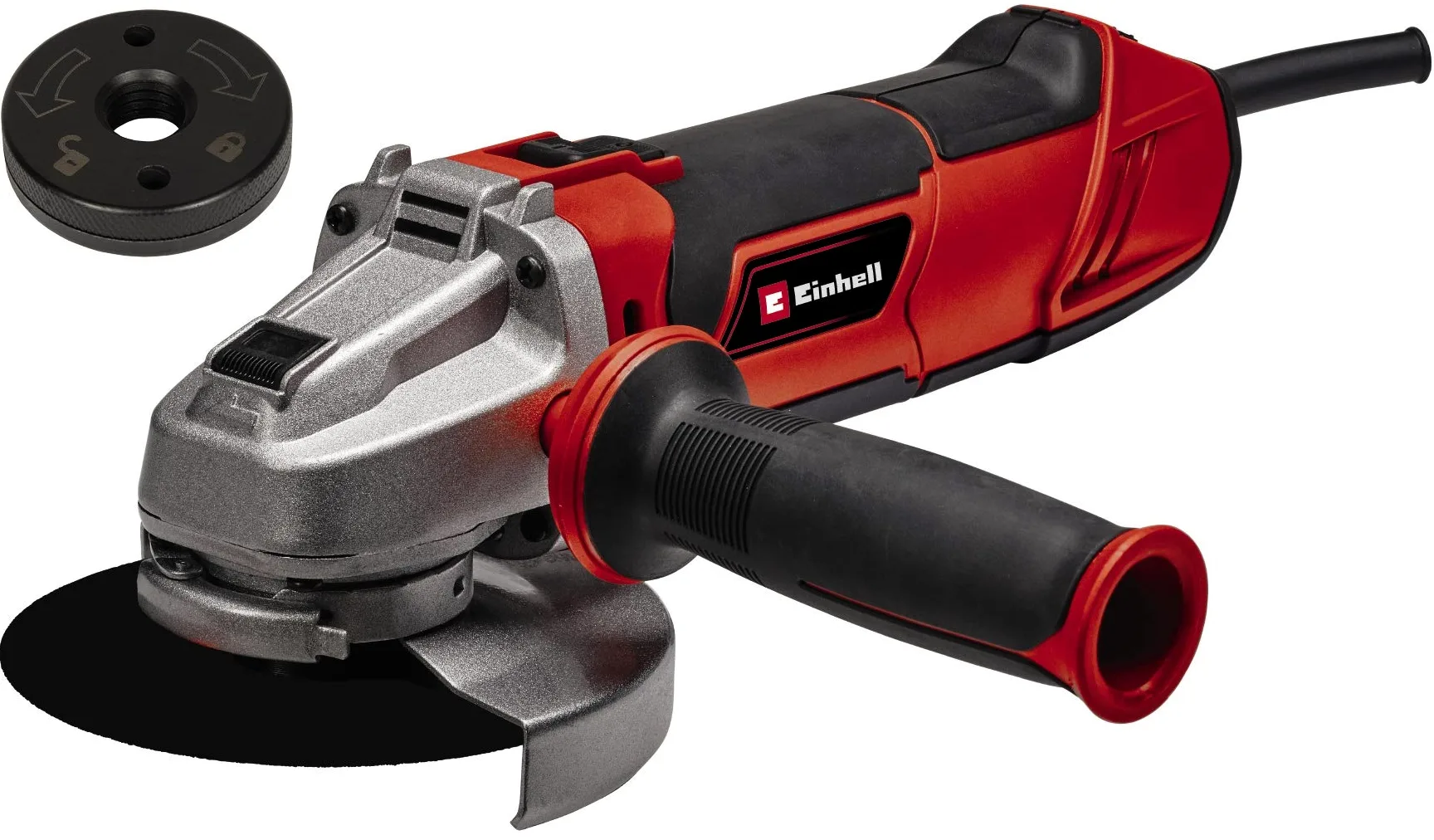 Einhell 4430890 Szlifierka Kątowa, 1010 W, 230 V, Czarny/Czerwony, ‎30.2 x 24.7 x 10.5 cm; 2.04 kg