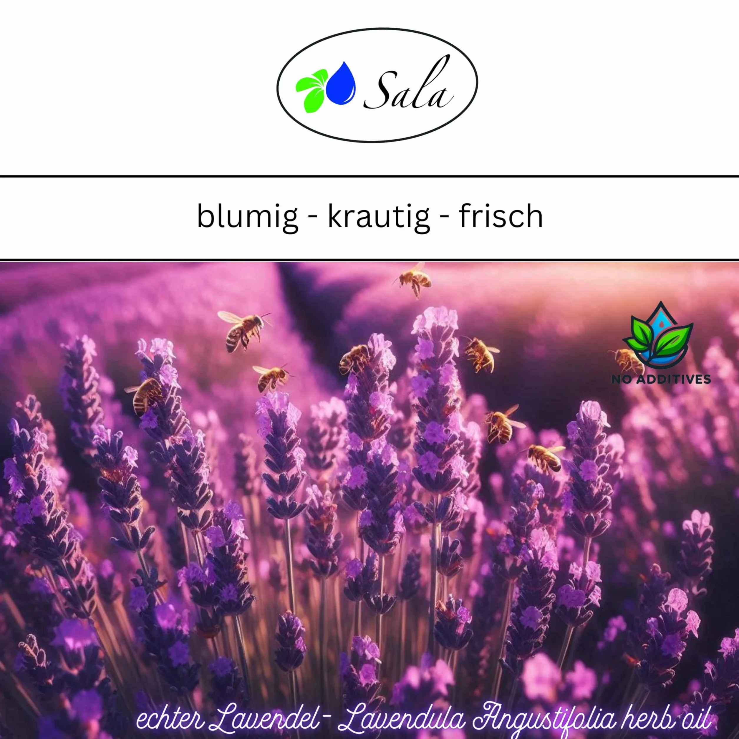 Olejek lawendowy naturalny czysty 100 ml szklana butelka