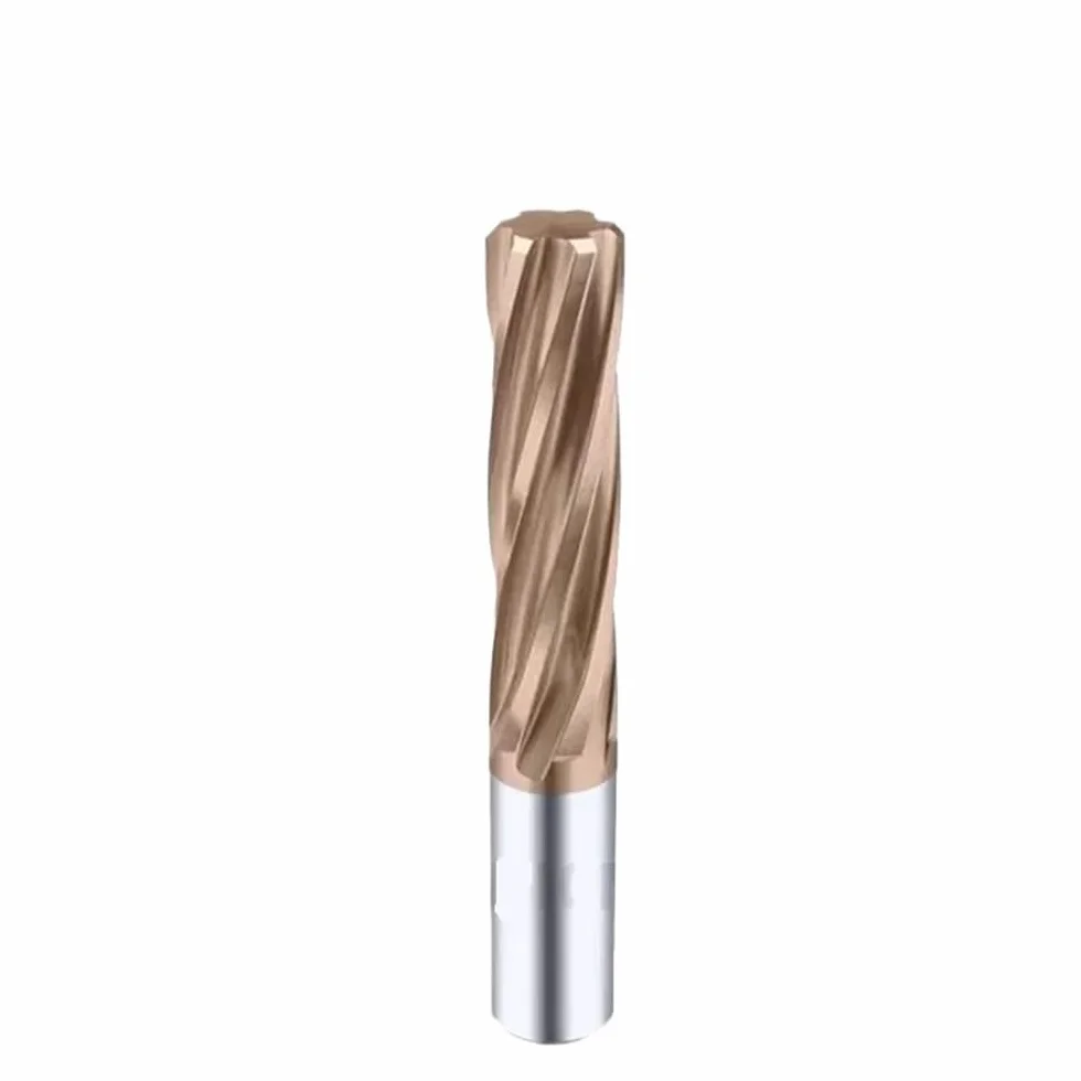 Precyzyjny rozwiertak spiralny z węglika spiekanego 1-12 mm | 6-ostrzowy frez do metalu ze stali o tolerancji H7(8.0mm)