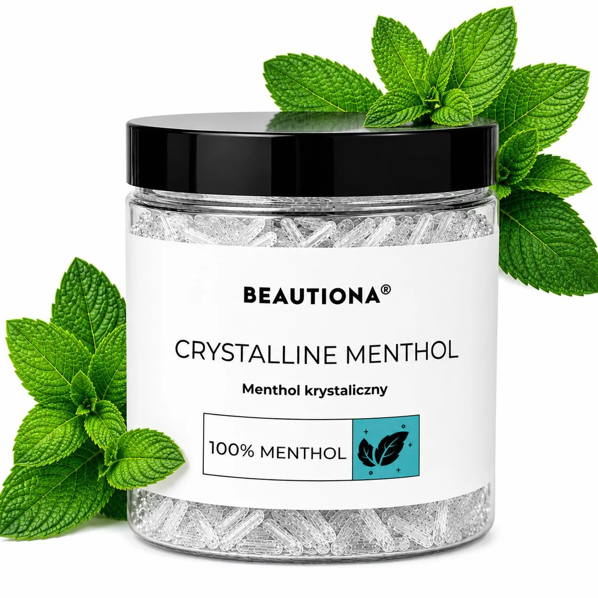 Krystaliczny mentol 100 g czysty intensywny zapach mięty do sauny inhalacji aromaterapii