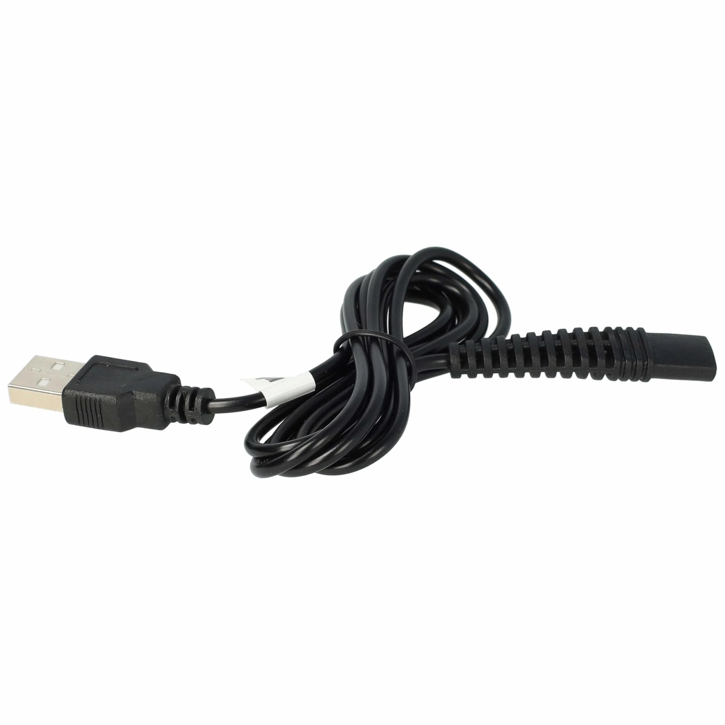 vhbw Kabel do ładowania kompatybilny z Oral-B Genius 9000S, 9000S, czarny, 9000S, biała szczoteczka do zębów 9000S, kabel zasilający, 120 cm, czarny