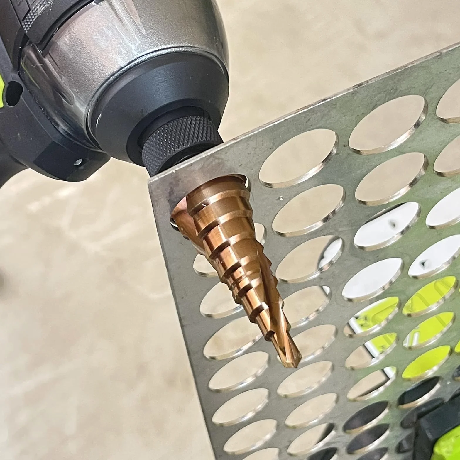 Wiertła Stopniowe Hss M35 Kobaltowe Z Rowkiem Spiralnym, Trzpień Sześciokątny, 1 Szt. Do Stali Nierdzewnej, Żelaza, Miedzi, Stopu Aluminium/M35 Co 5-27Mm