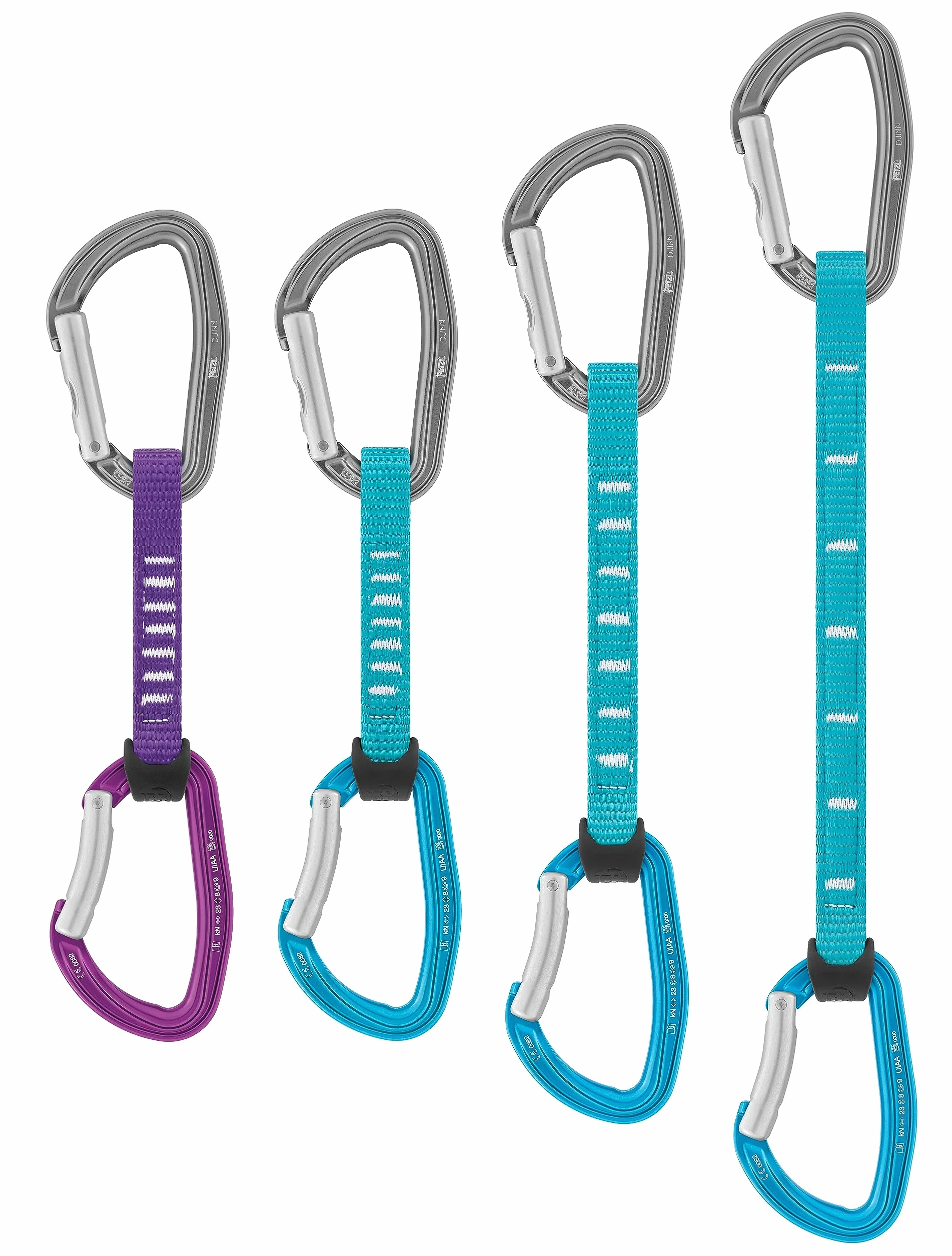 Petzl, Djinn Axess, Solidne Odroczenie Za Wspinaczkę W Klifie, Blu, 17Cm, Unisex Dorosły