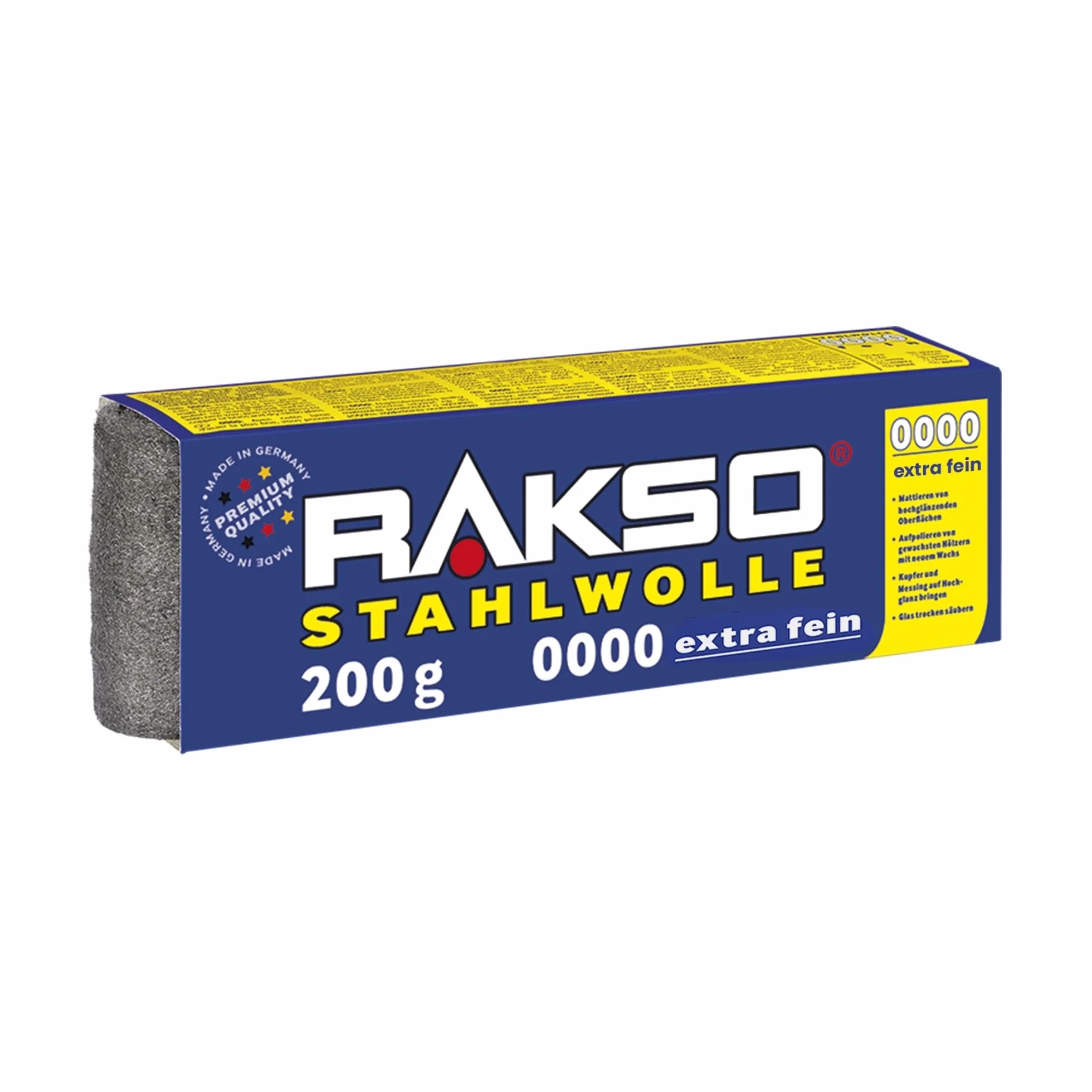 Rakso 4000841799 Wełna Stalowa, 200 g