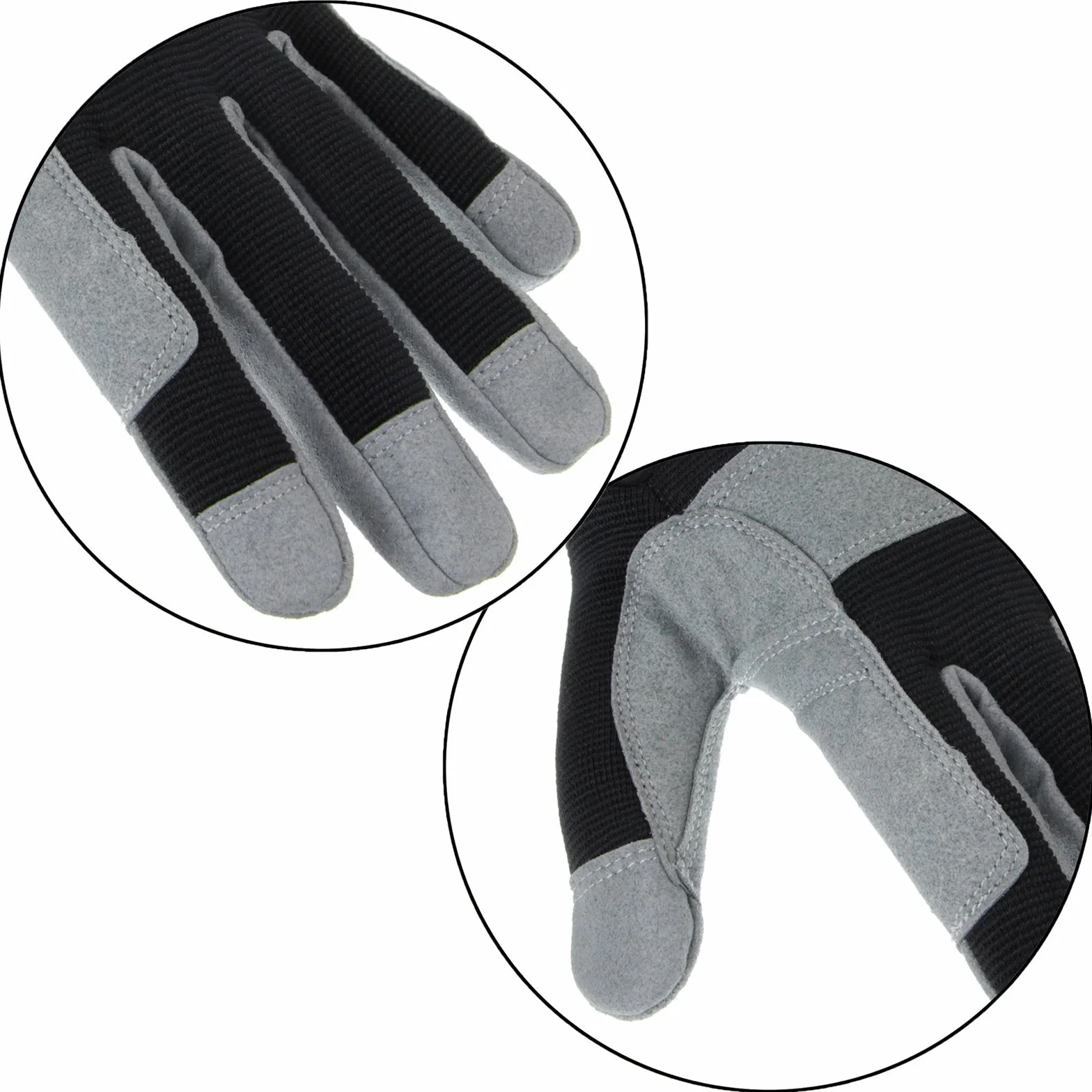 ALPIDEX Rękawiczki do wspinaczki uniseks Fullfinger rękawiczki do wspinaczki Full Finger Gloves Via Ferrata wszystkie palce zamknięte