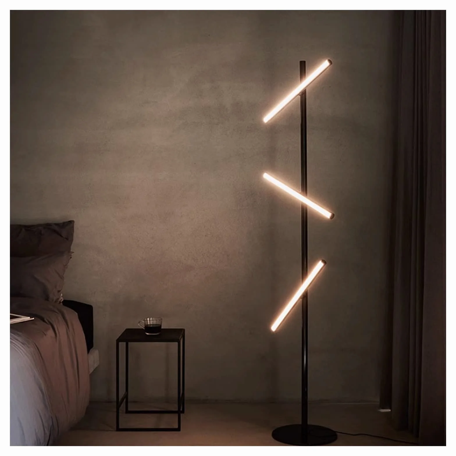 Oświetlenie Minimalistyczna lampa do salonu (bez źródła światła)
