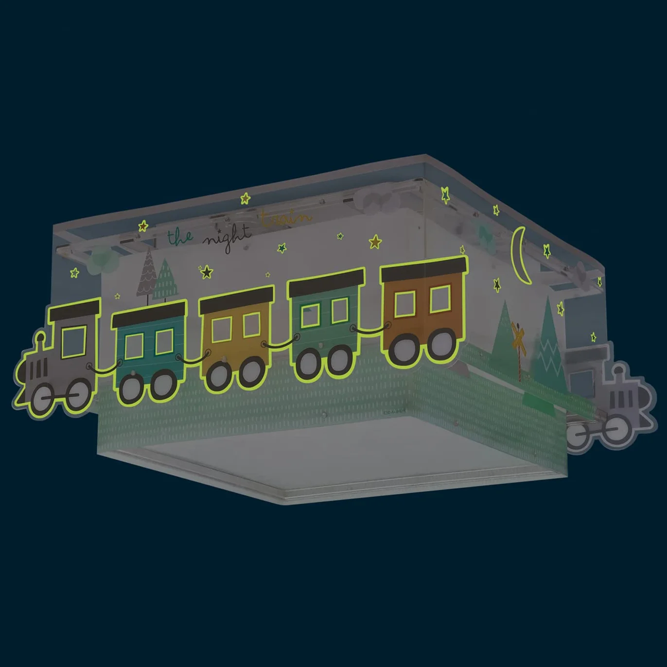 Dziecięca lampa sufitowa Dalber The Night Train