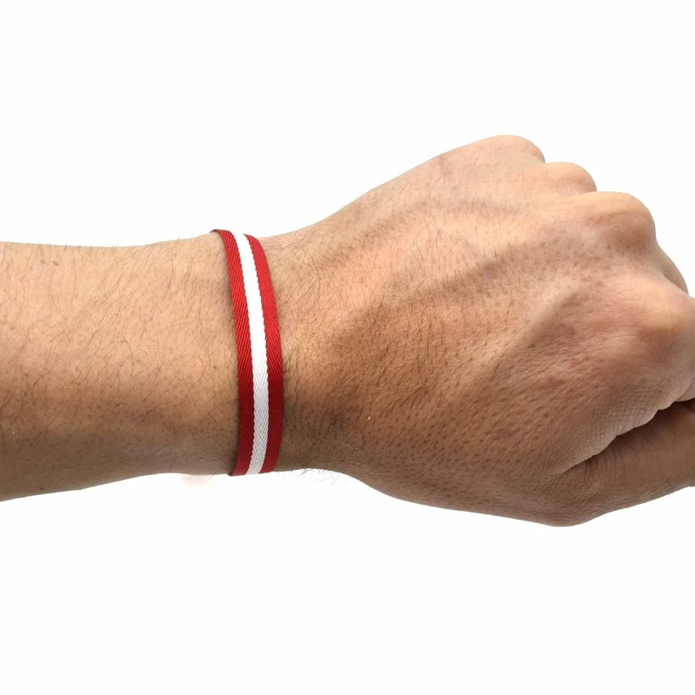 Pulsera tela Eurocopa 2021, Euro2020, España, Alemania, Bélgica, Italia.fútbol para hombre y mujer. - Austria