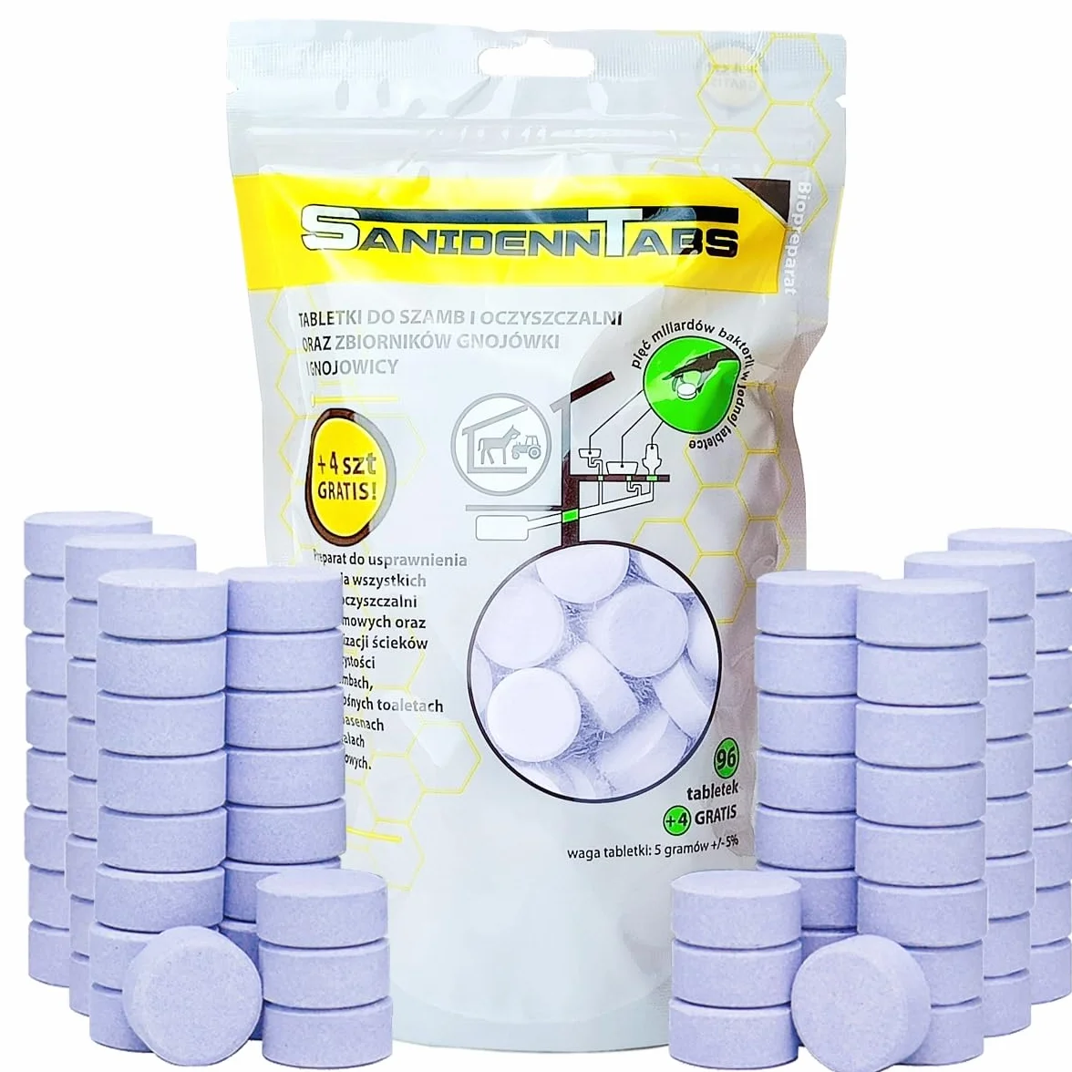 SANIDENN Tabs Biopreparat 5g x 96+4 szt.