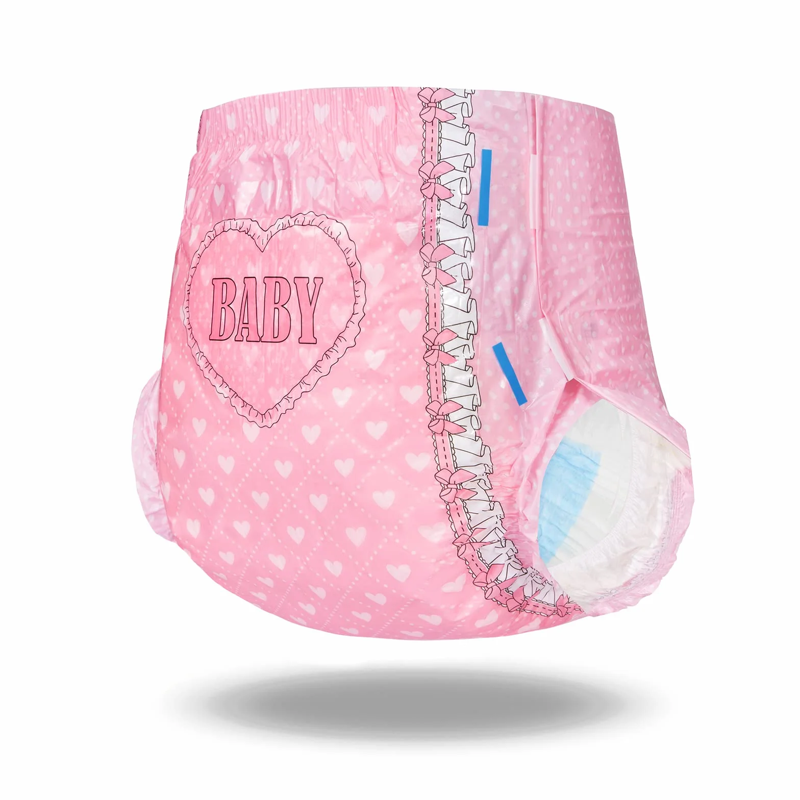 LittleForBig Pielucha Drukowana Dla Dorosłych 10 Sztuk Blushing Baby Large 36"-46"