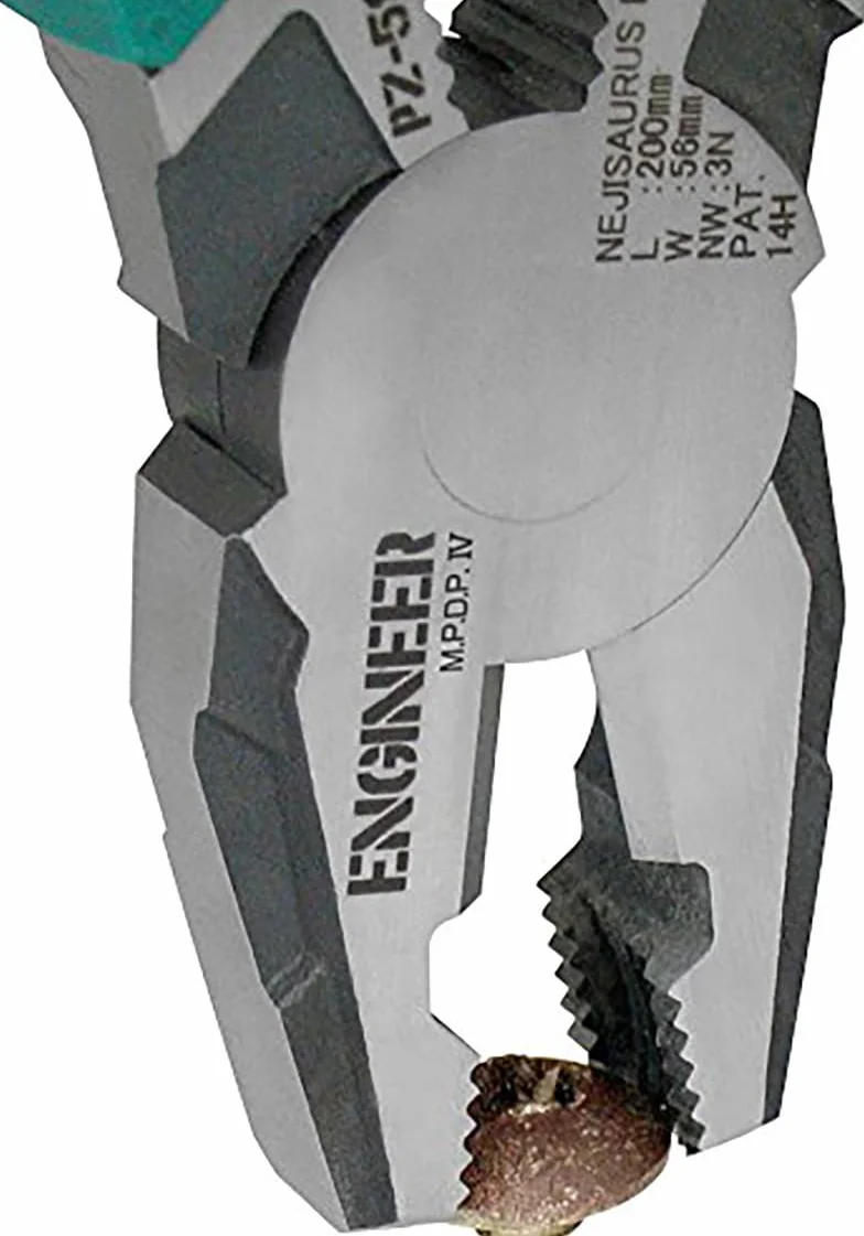 Engineer Kombinerki, Srebrny/Zielony, ‎20.4 x 5.3 x 1.9 cm; 300 g