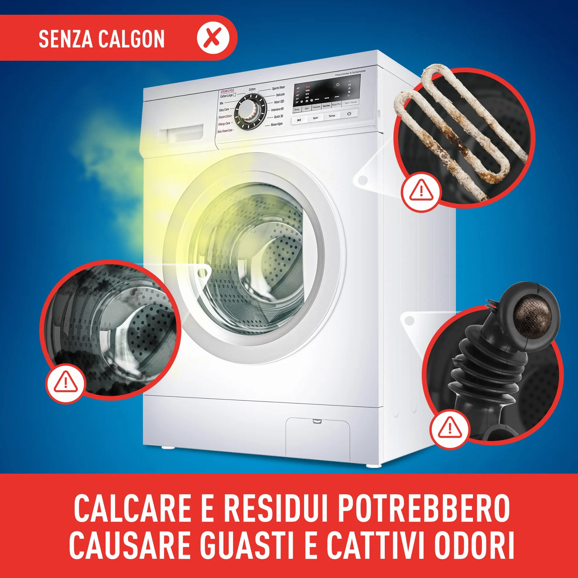 Calgon Power Gel odkamieniacz pralka 4 w 1, antykamieniowa pralka, dodatek do miękkich ubrań, 1 opakowanie 750 ml dodatku do kamienia i korozji