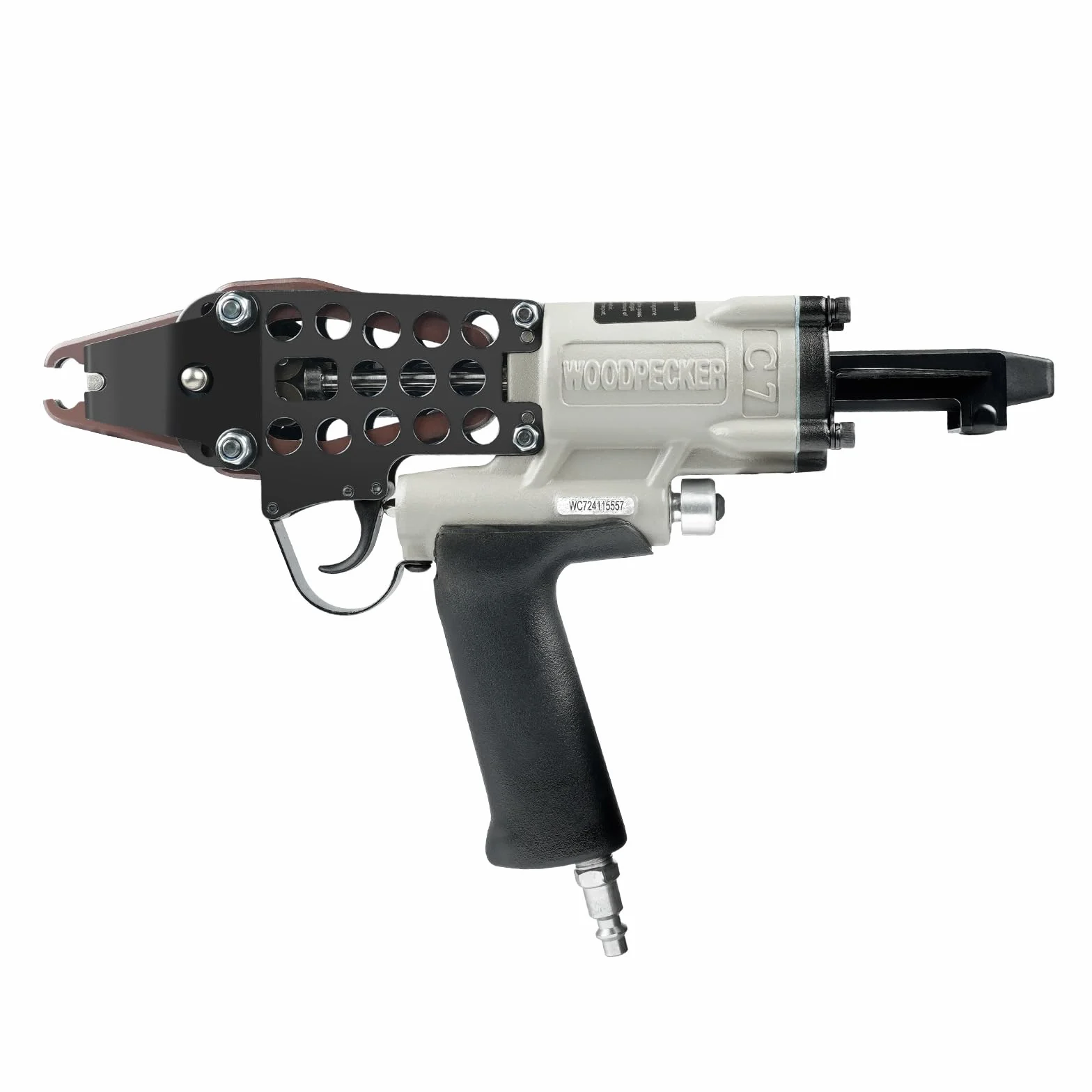 Dzięcioł C-7 pneumatyczne szczypce do pierścieni wieprzowych 27 mm, korona, średnica zamknięcia 8,5 mm do 9,0 mm, pistolet pierścieniowy do produkcji materacy, spinania, ogrodzenia, klatek