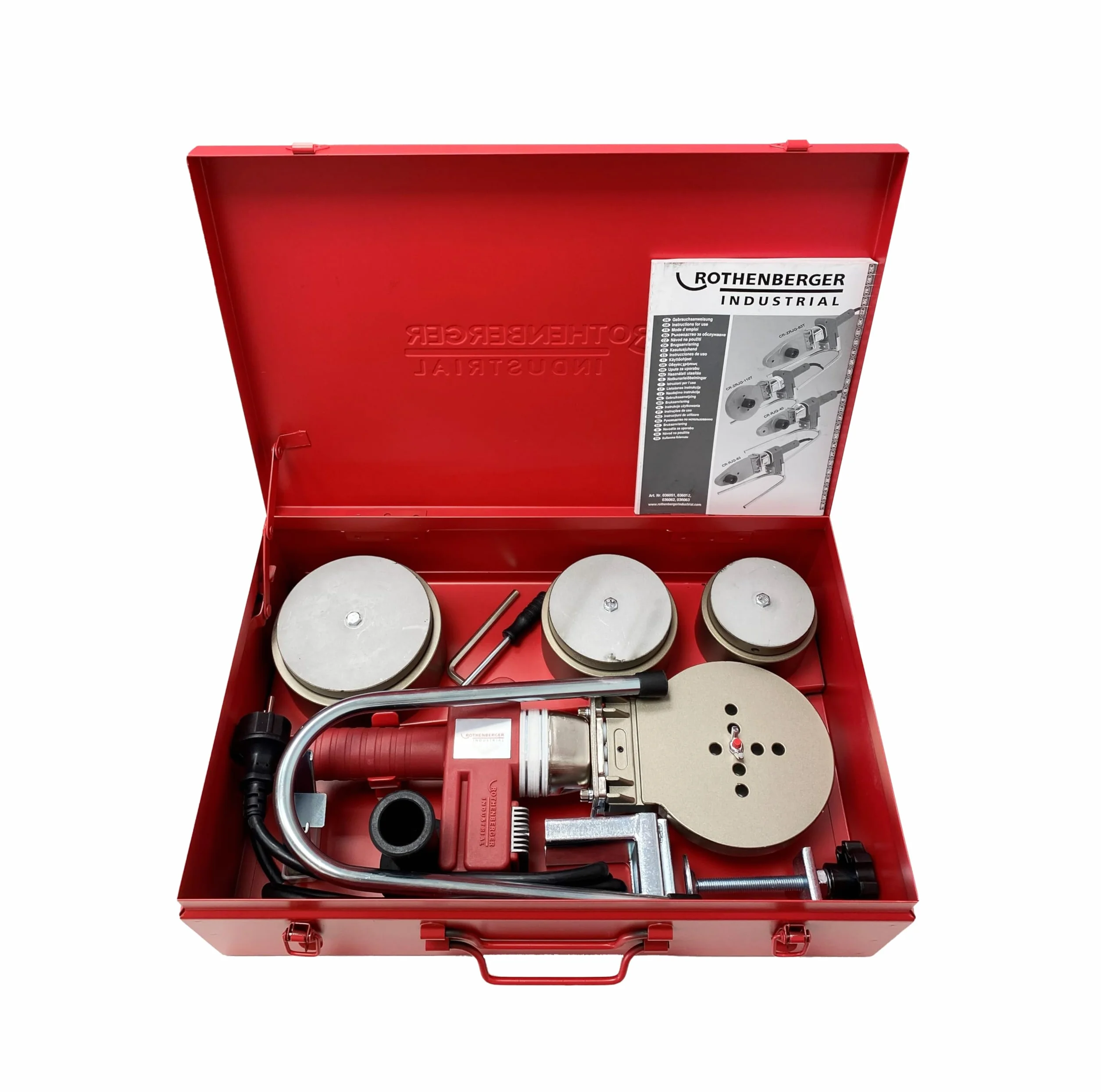 ROTHENBERGER Industrial 9-częściowy zestaw złączek spawalniczych 1300 W 36063