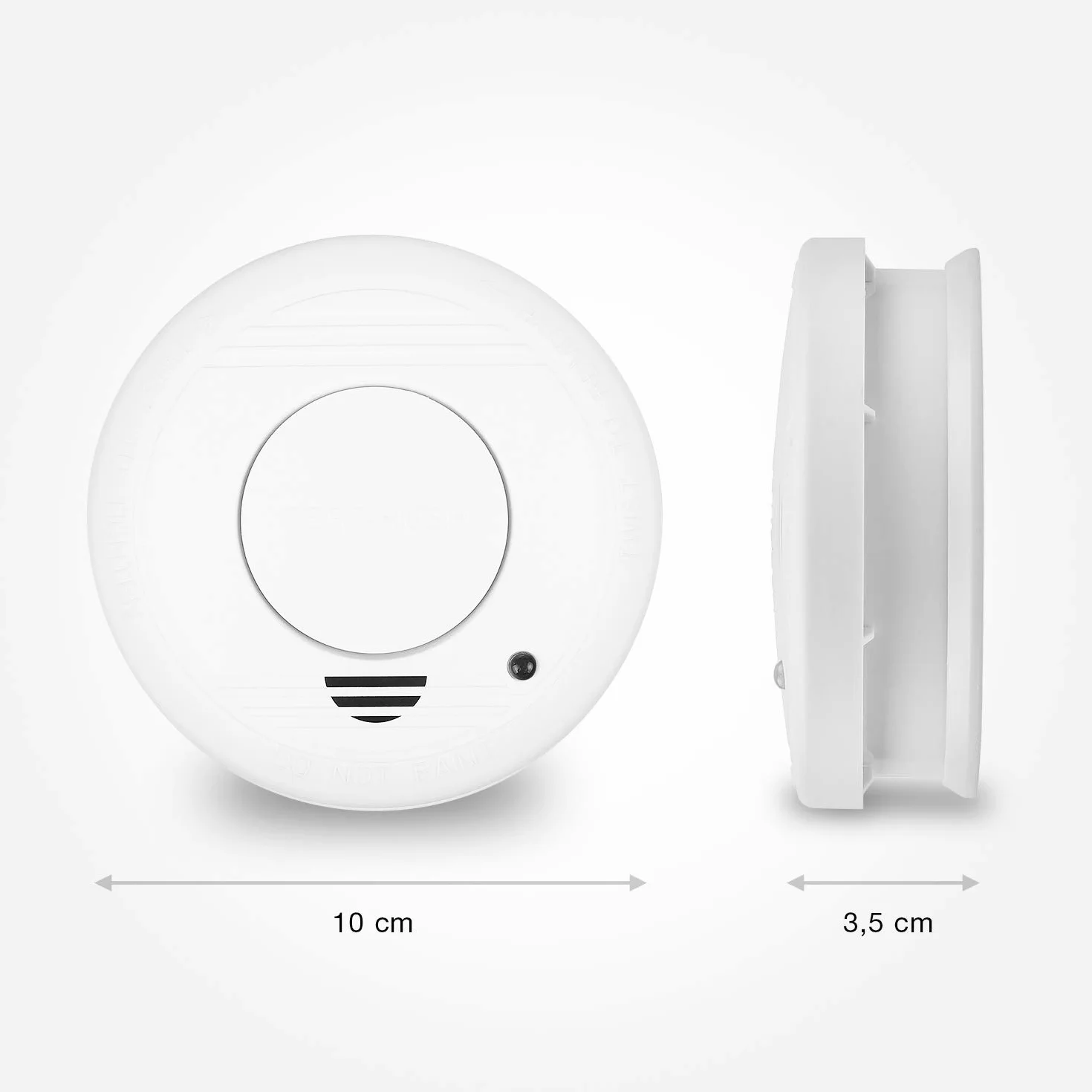 Smartwares FSM-11510 czujnik dymu – bateria 5 lat – żywotność – certyfikat TÜV – przycisk testowy – FSM-11510