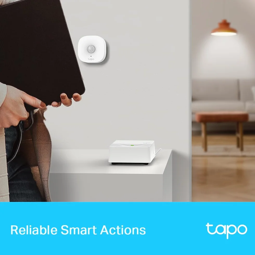 Tapo Smart Hub z dzwonkiem, hubem + alarmem, podłącz do 64+4 urządzeń, 19 opcji dzwonka, nie wymaga okablowania, pamięć MicroSD (do 512 GB), biały (Tapo H200)