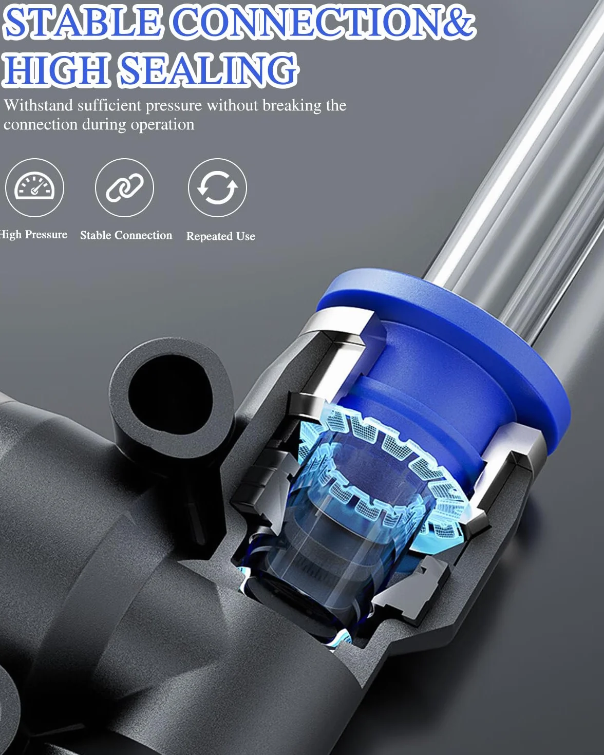 Pneumatyczne złącze Quick-Push-In 6 mm 60 sztuk