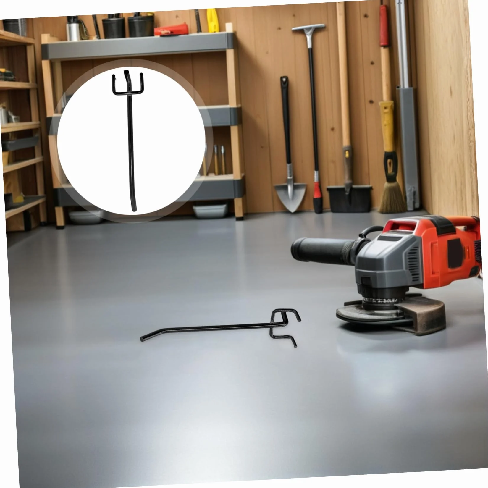 SOLUSTRE 30 Szt. Sztuk Metalowych Haków Do Pegboard Rozstaw Uniwersalne Organizacyjne Do Narzędzi i Akcesoriów Sklepu i Warsztatu