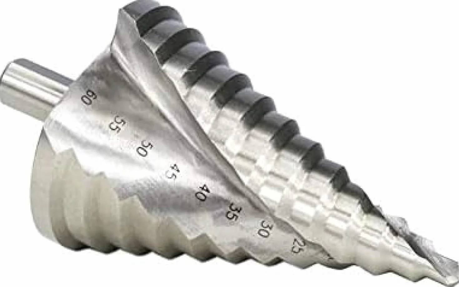 Wiertło Stopniowe, Wiertła Do Metalu, Wiertło Stopniowe Z Węglika Spiekanego Hss 4-32mm 6-60mm Wiertło Stopniowe Spiralne Rowek Pagoda Wiertło Trójkątny Uchwyt D, 1pc 4 32mm