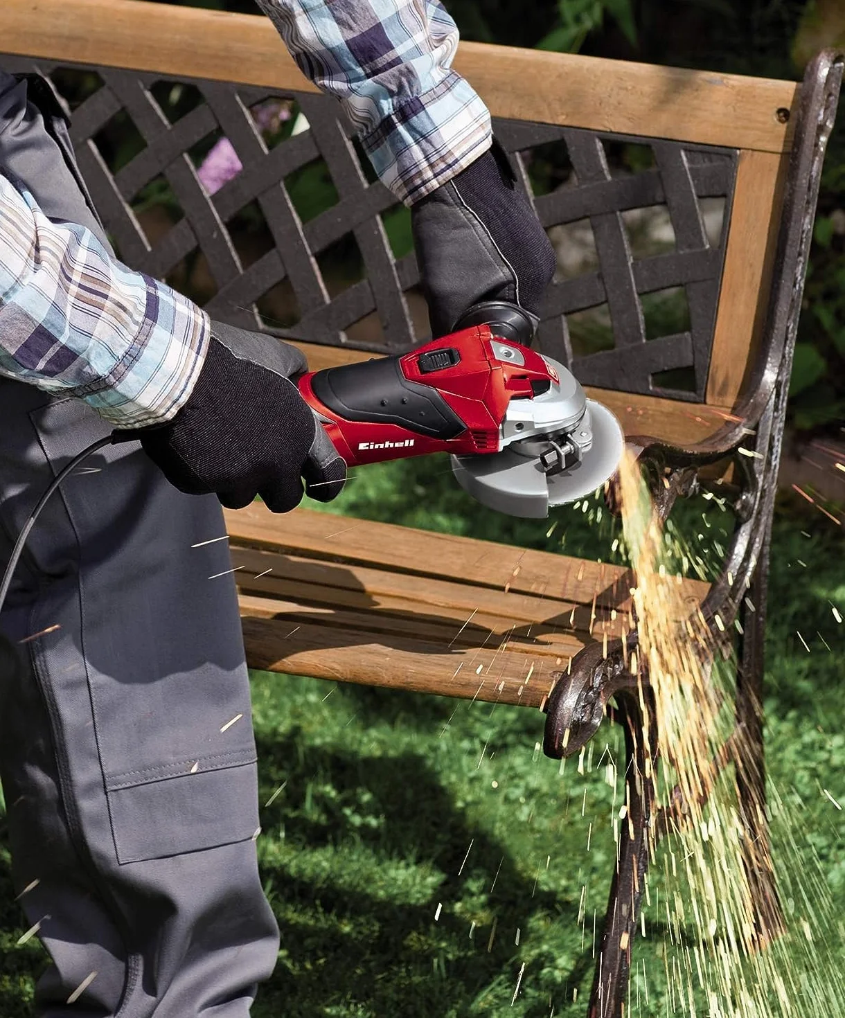 Einhell Szlifierka kątowa TE-AG 125 CE 1100 W 125 mm stała elektronika