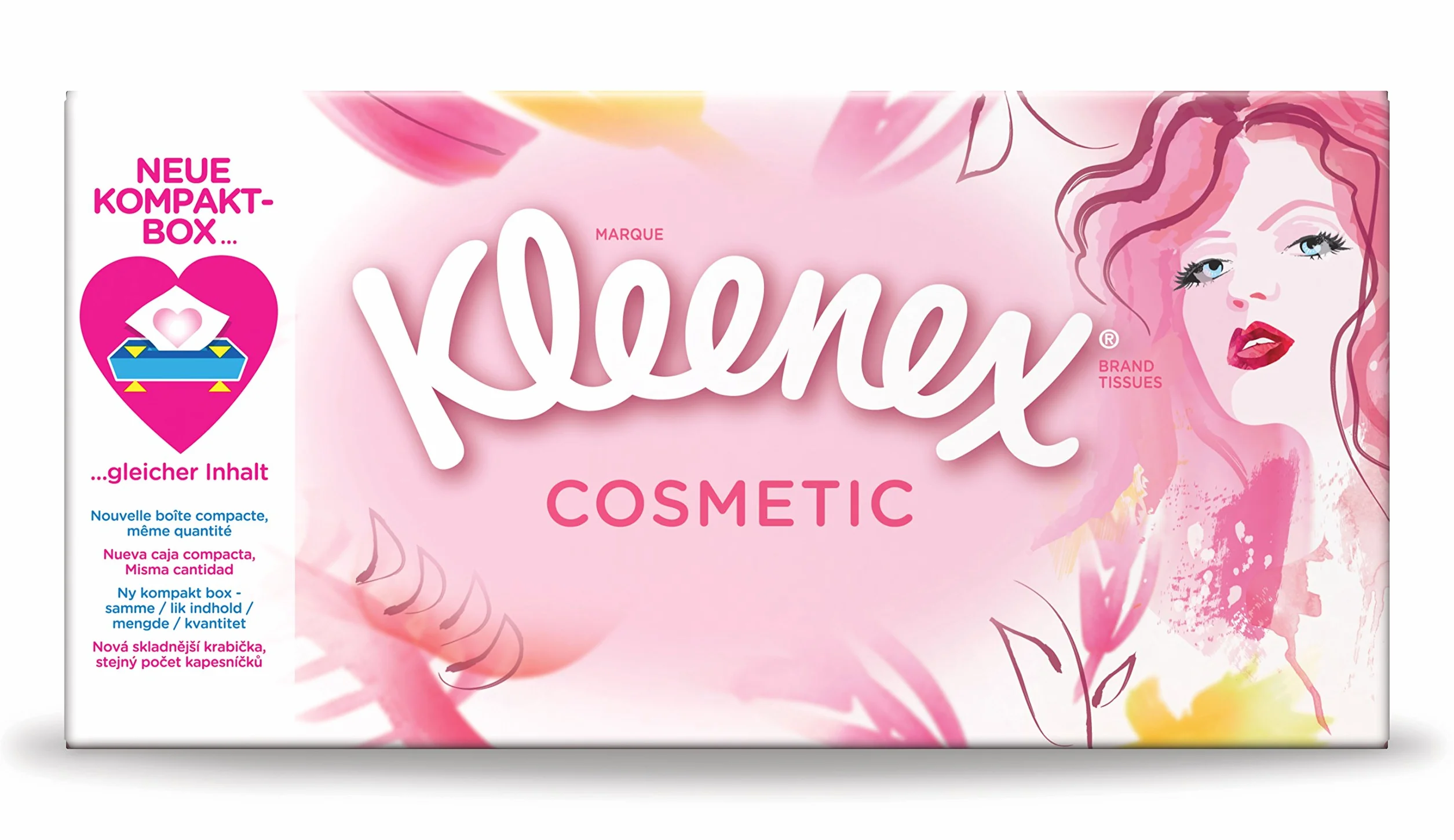 Kleenex Cosmetic 3215 Chusteczki, Biały, 80 szt.