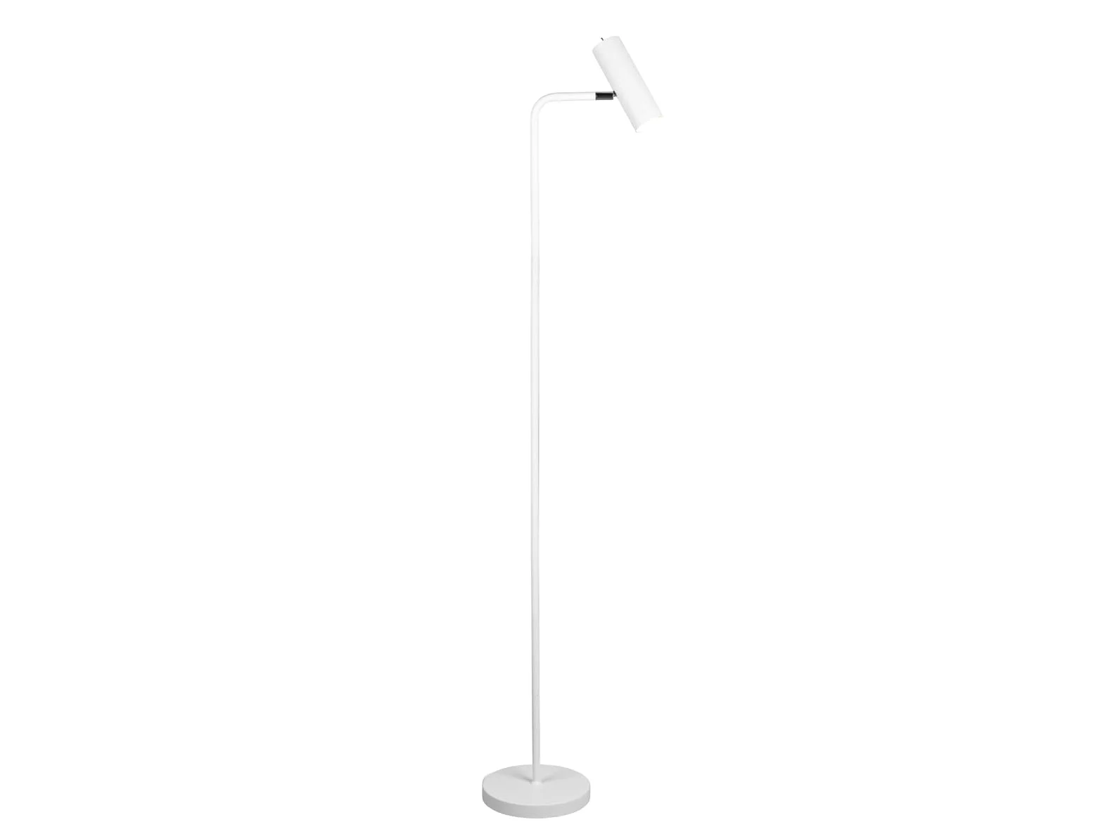 Trio-Leuchten Metalowa lampa podłogowa biała