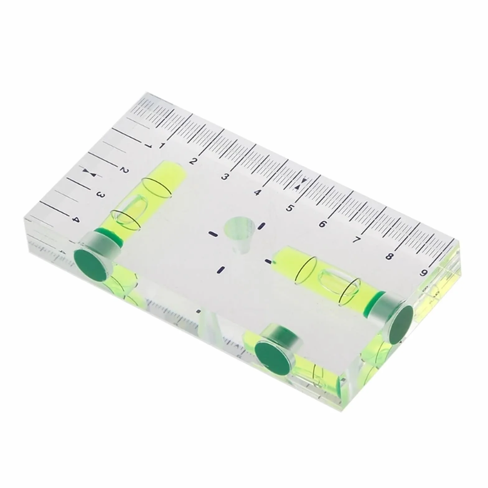 Mini poziomica magnetyczna o wysokiej przezroczystości z trzema silnymi magnesami nadaje się do budowy domu | High Transparent Magnetic Level Bubble Mini Spirit Level with Three Strong Magnets Fitting for Const(20 cm)