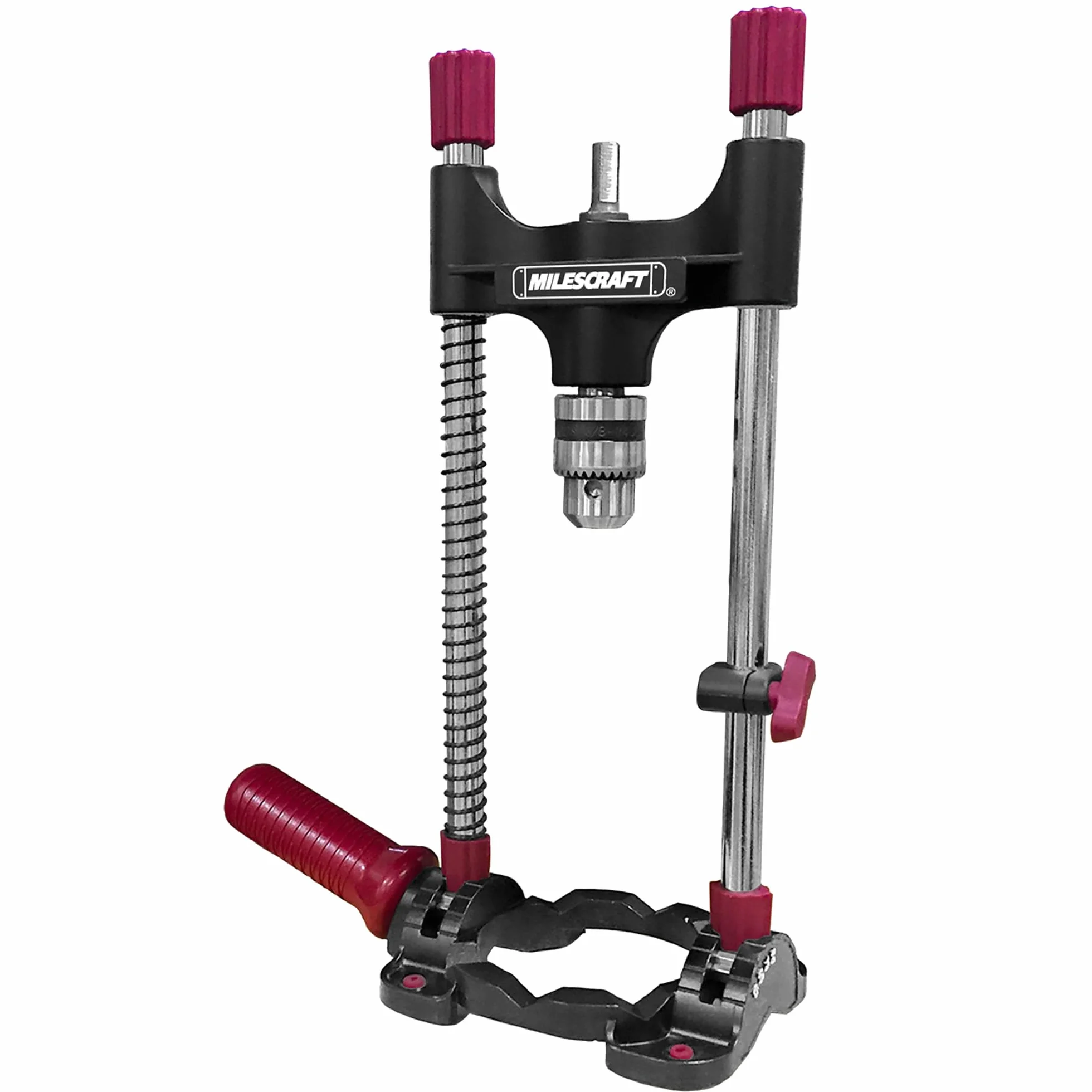 Milescraft 1318 DrillMate Portable mocowanie prowadnicy wiertarki samocentrująca podstawa 3/8"