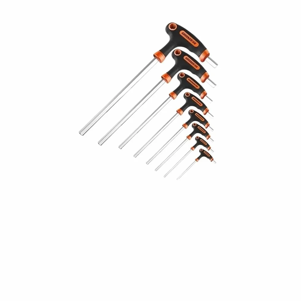 Zestaw kluczy imbusowych z uchwytem T 2-10 mm płaski/głowica kulowa + Torx T10-50 z gumowym uchwytem do naprawy roweru, samochodu i gospodarstwa domowego (płaska kulka 16 szt.)