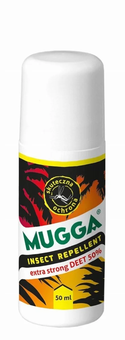Mugga roll-on DEET 50% przeciw komarom