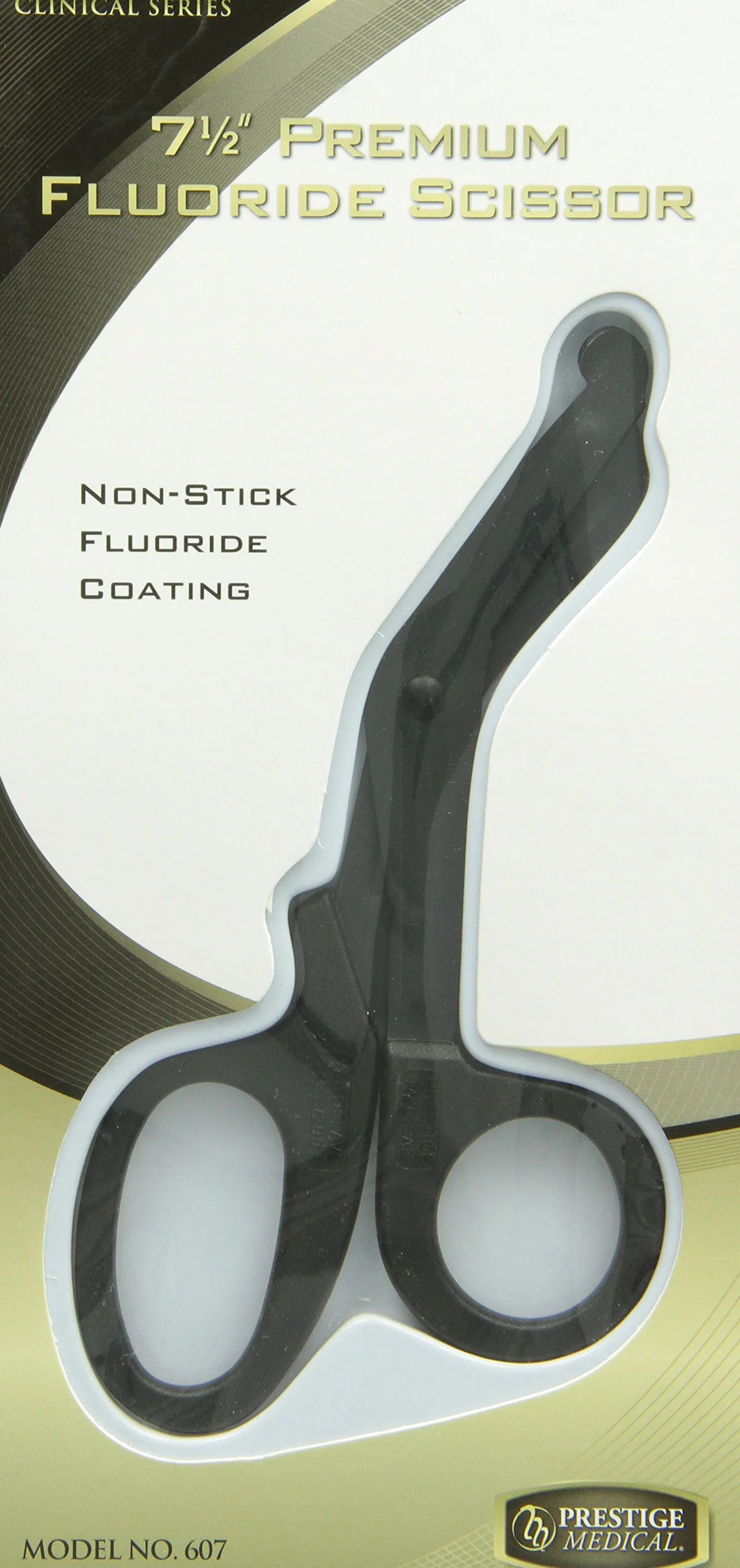 NCD Medical/Prestige Medical 607-BLK 7 1/2 cala Premium Fluoride Scissor