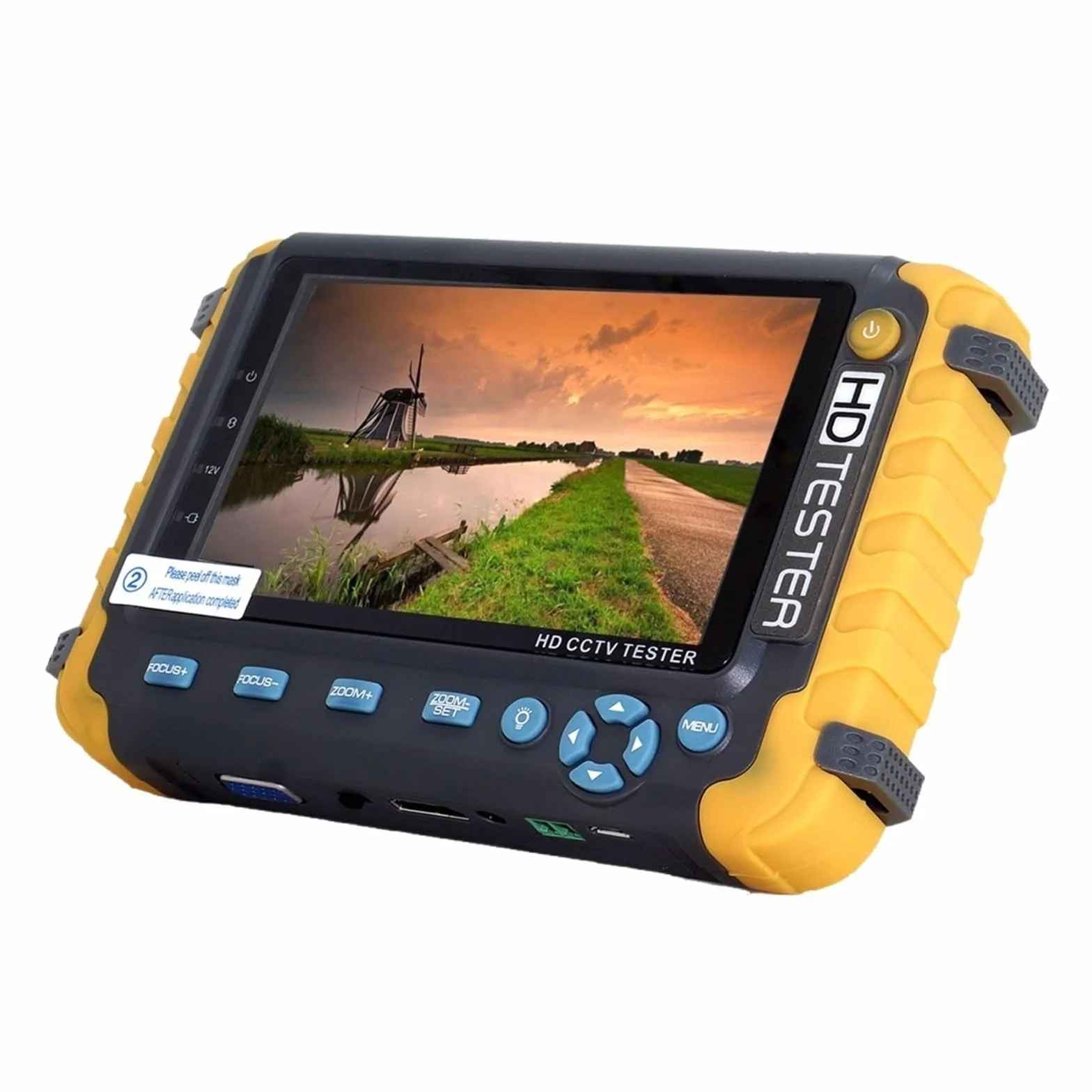 Tester CCTV, IV8W Monitor testera kamery 5 cali | Z TFT LCD HD 8MP TVI AHD 8MP CVI CVBS 1080P Tester CCTV Wejście VGA do testowania kamer CCTV i IP.