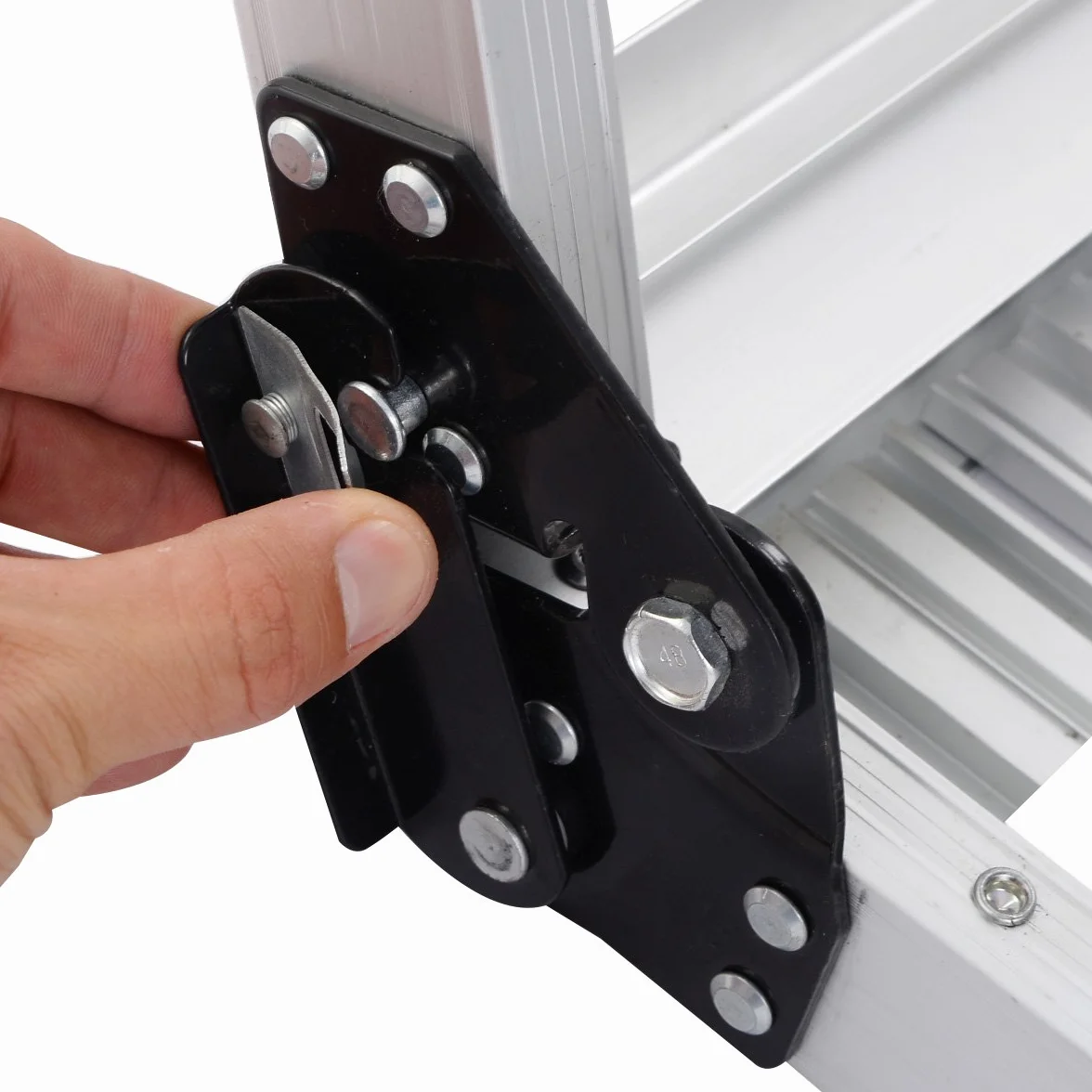 COSTWAY Aluminiowa platforma robocza składany stół warsztatowy 150 kg z matami antypoślizgowymi