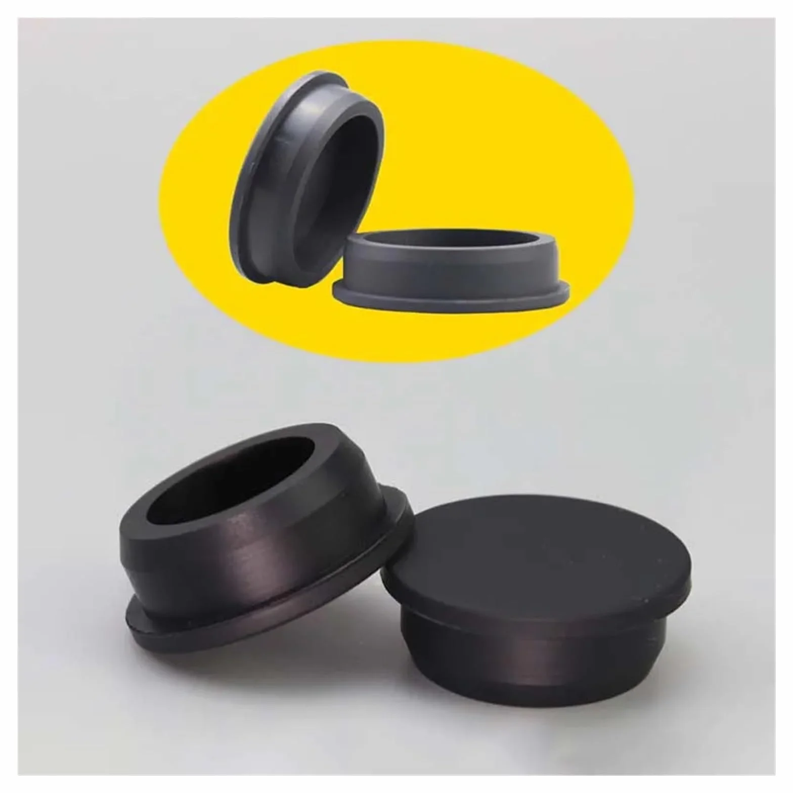 Otwór uszczelniający z gumy silikonowej o średnicy 6,8 mm-201,5 mm, okrągły, w kształcie litery T, korkiem uszczelniającym(A 201.5mm)